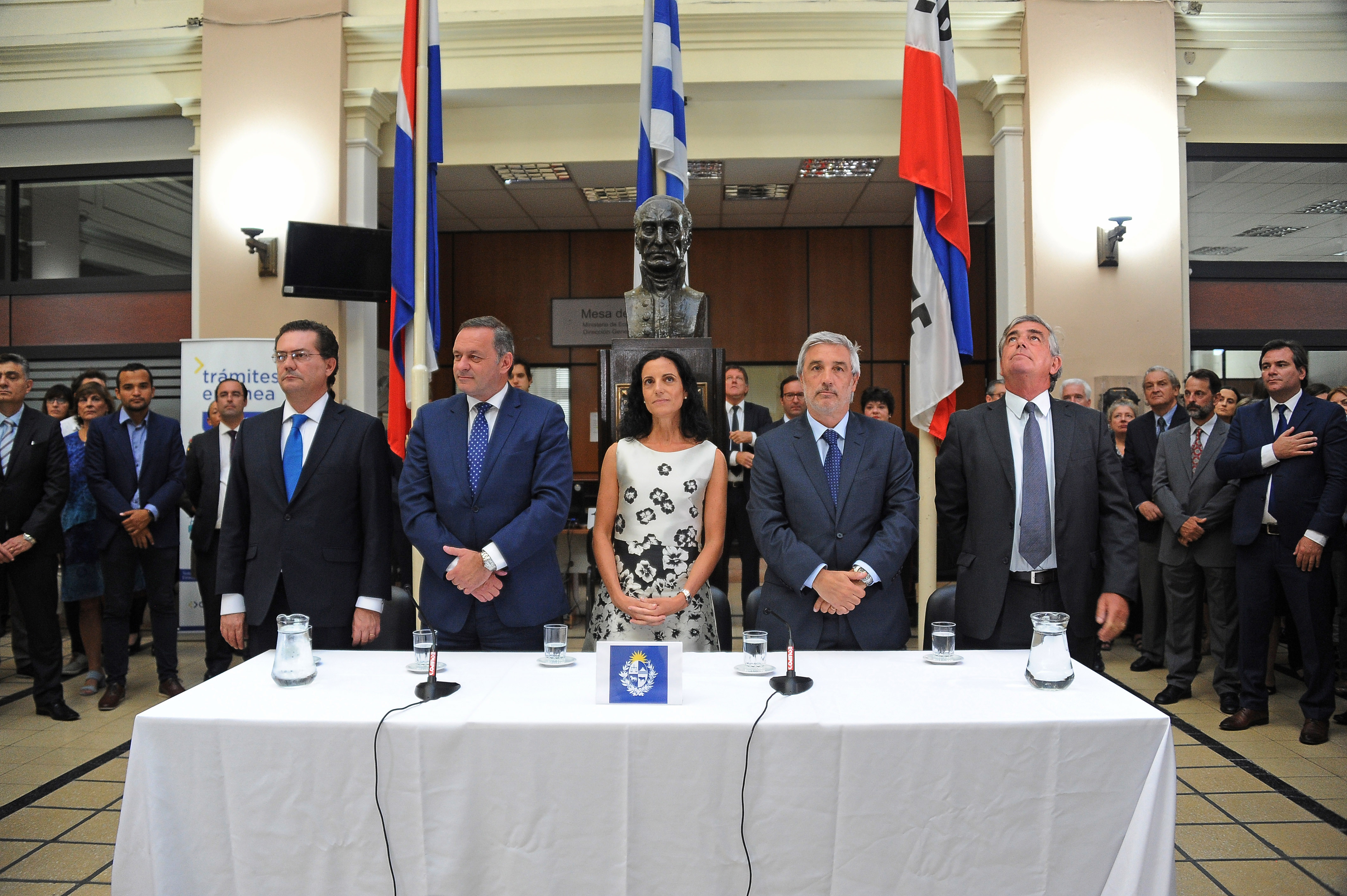 Acto de asunción de la ministra de Economía y Finanzas, Azucena Arbeleche