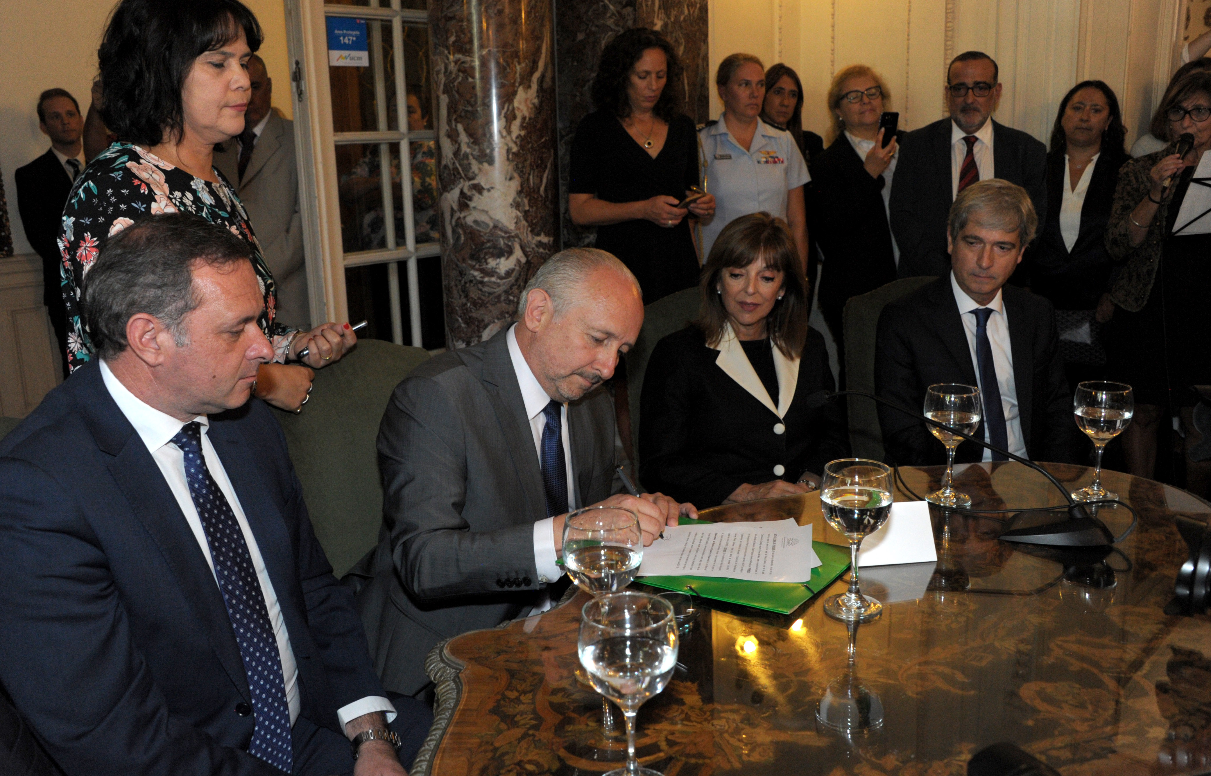 Toma de mando del ministro de Educación y Cultura, Pablo Da Silveira