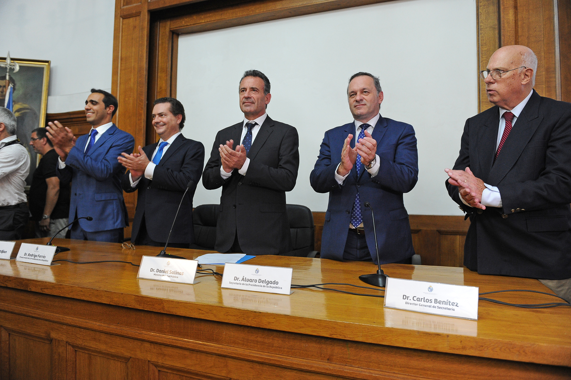 Acto de asunción de autoridades del Ministerio de Salud Pública