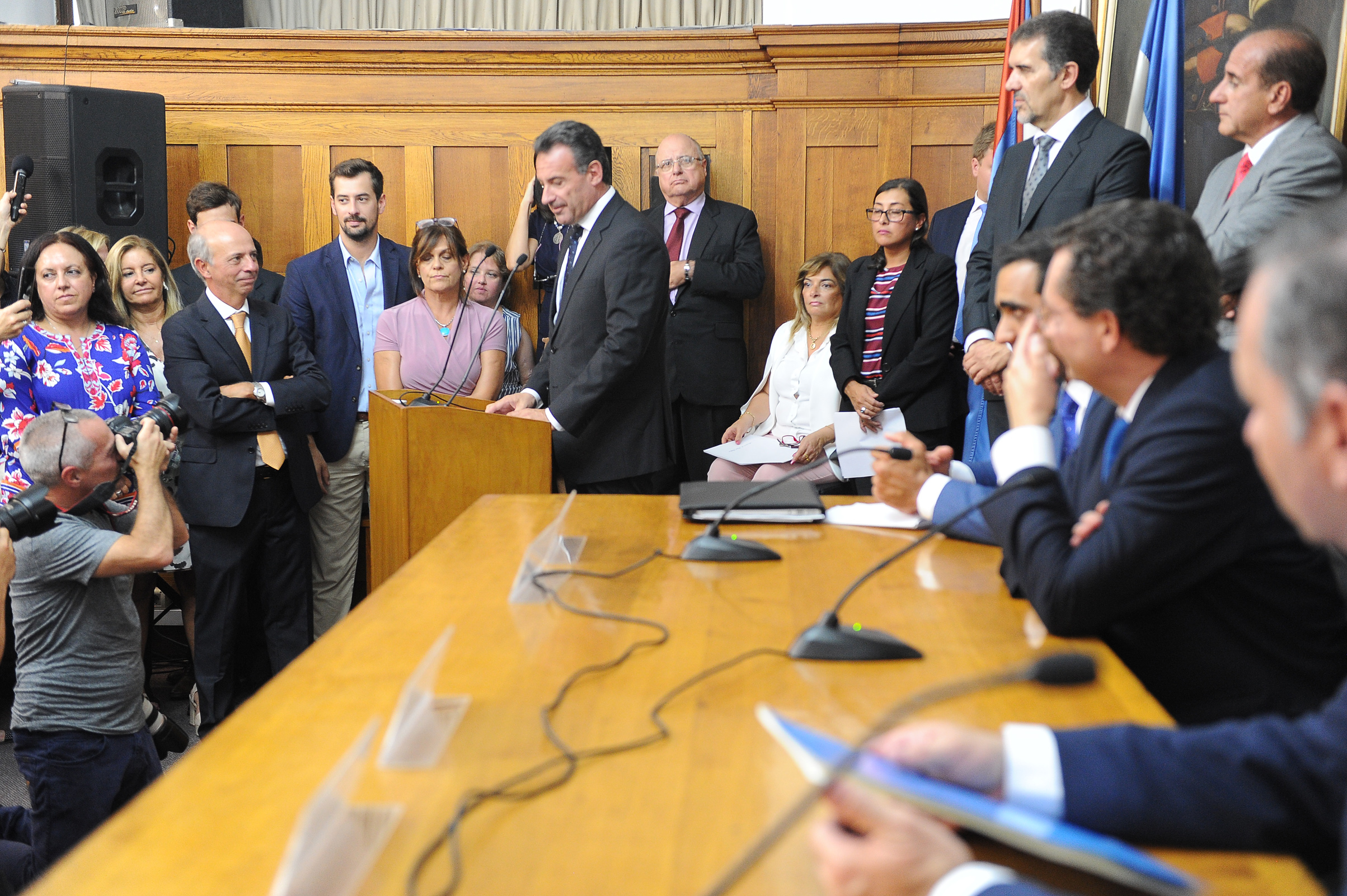 Acto de asunción de autoridades del Ministerio de Salud Pública