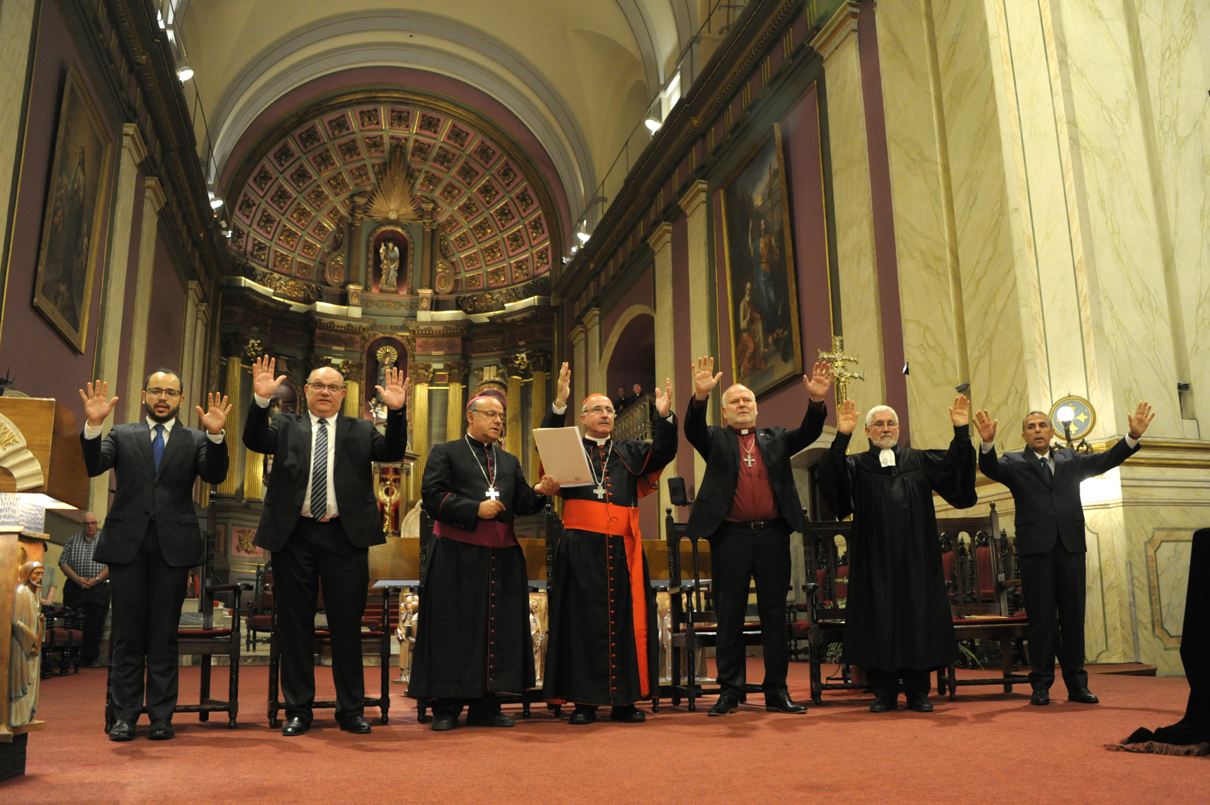 Ceremonia "Oración interreligiosa por la patria"