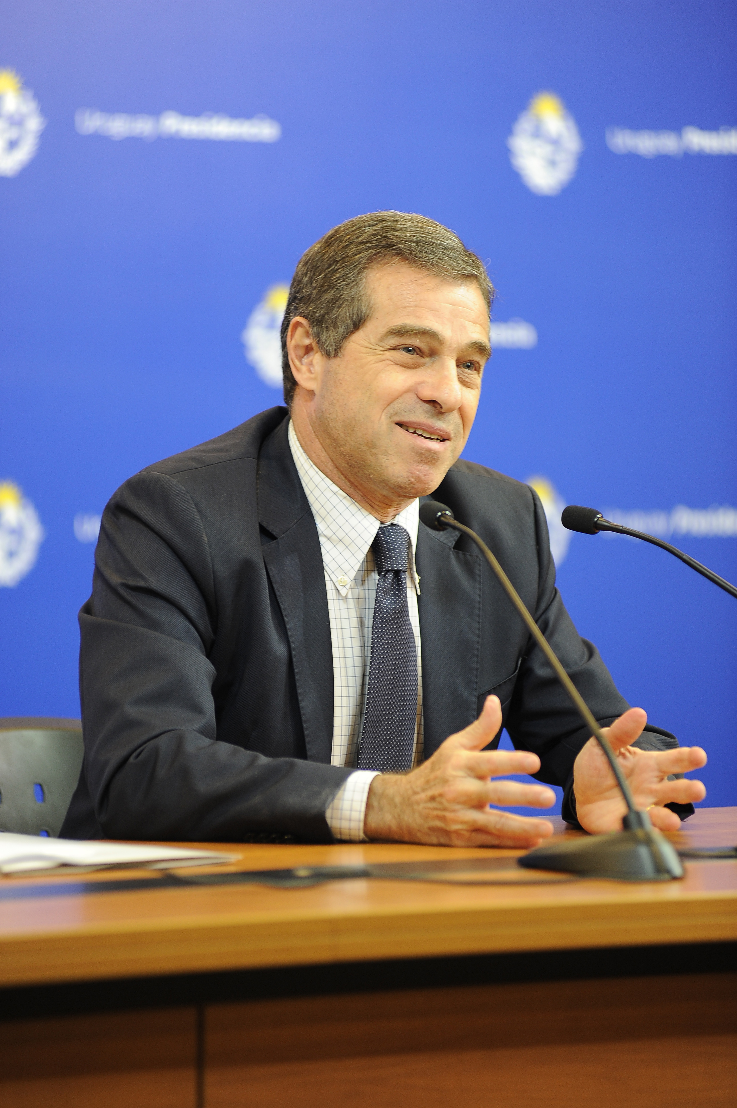 Canciller Ernesto Talvi en conferencia de prensa