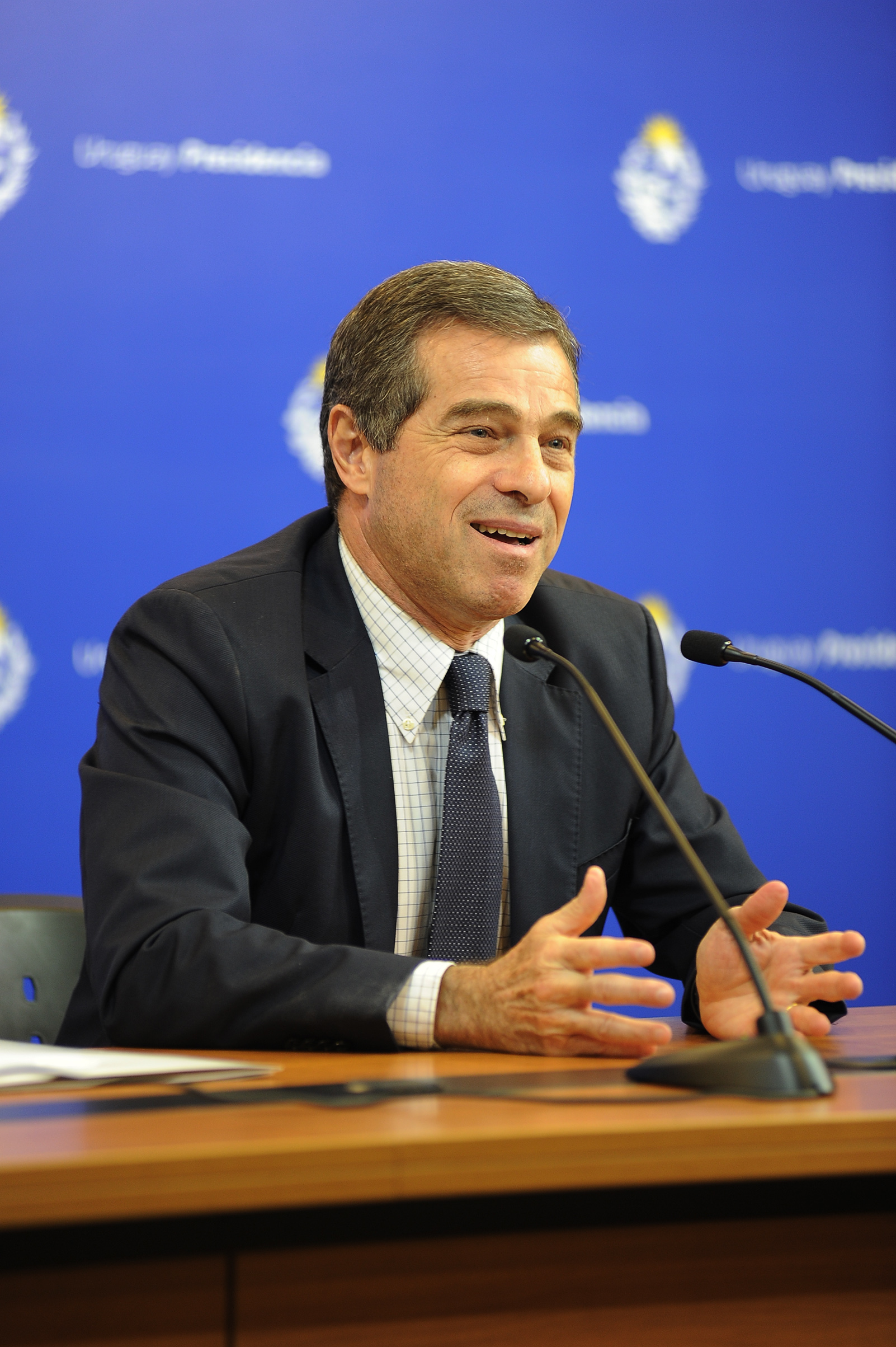 Canciller Ernesto Talvi en conferencia de prensa
