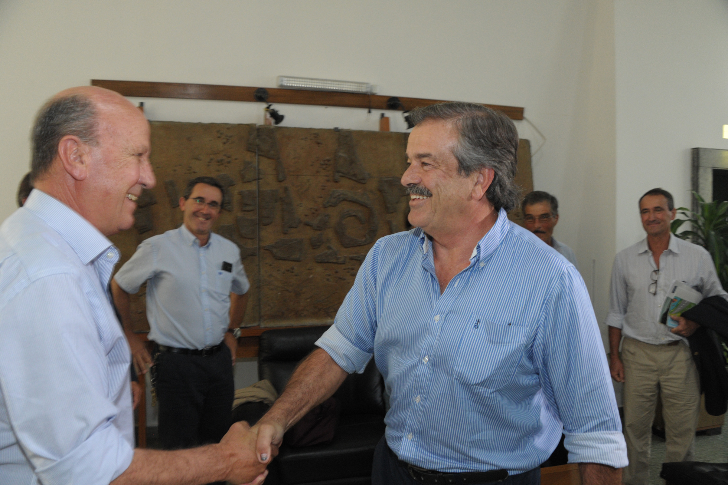 Reunión del ministro de Ganadería, Agricultura y Pesca, Carlos María Uriarte, con gremiales del agro