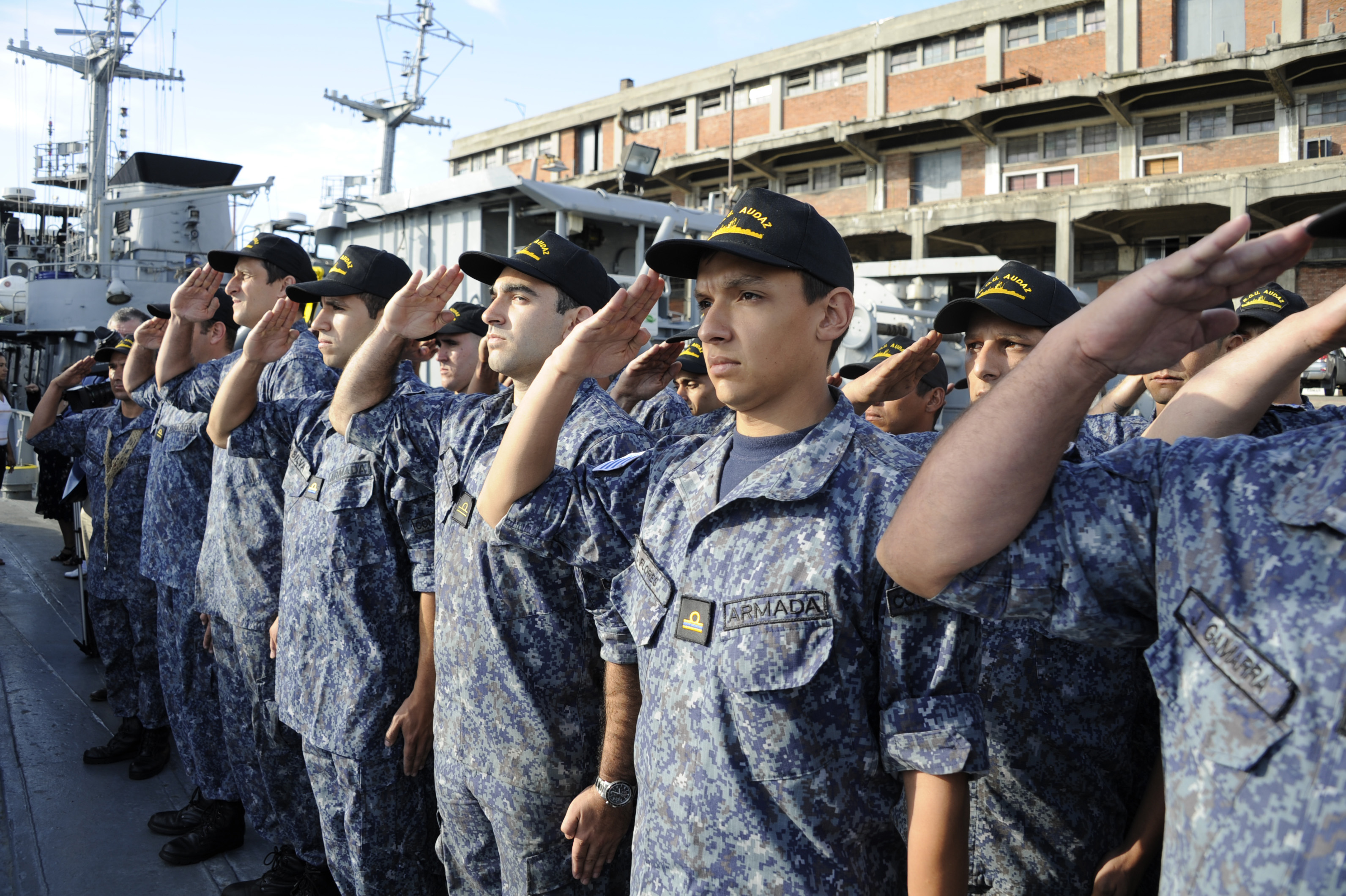 Ceremonia de designación de Valeria Sorrenti como comandante del buque “Audaz”
