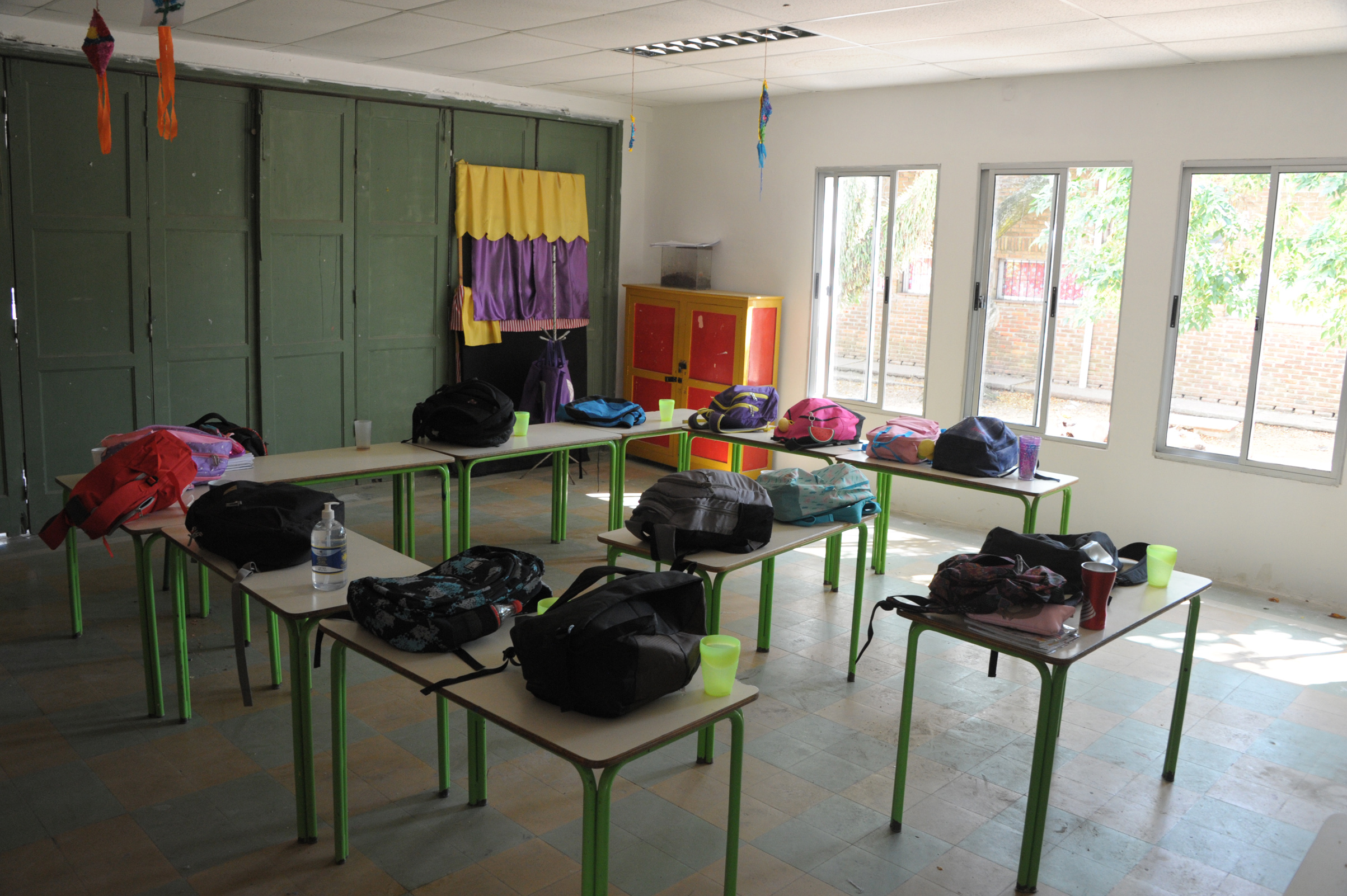 Escuela n.º 149 de Las Piedras, Canelones, remodelada por 40 personas liberadas del sistema penitenciario