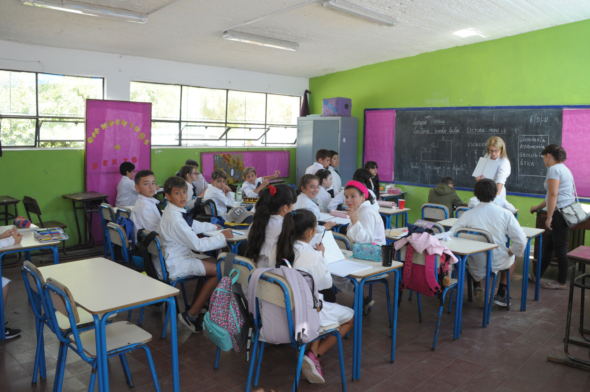 Escuela n.º 149 de Las Piedras, Canelones, remodelada por 40 personas liberadas del sistema penitenciario