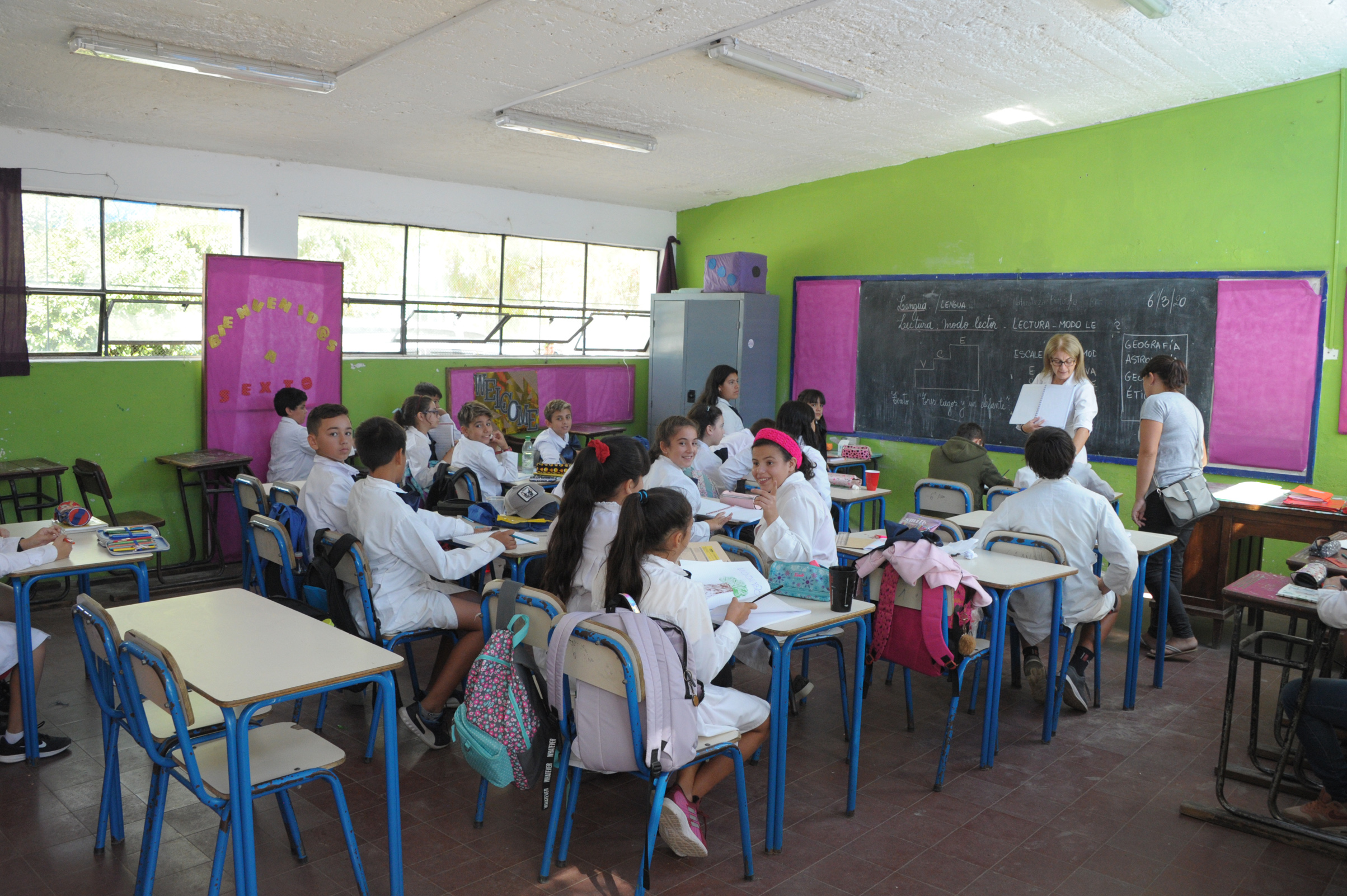 Escuela n.º 149 de Las Piedras, Canelones, remodelada por 40 personas liberadas del sistema penitenciario