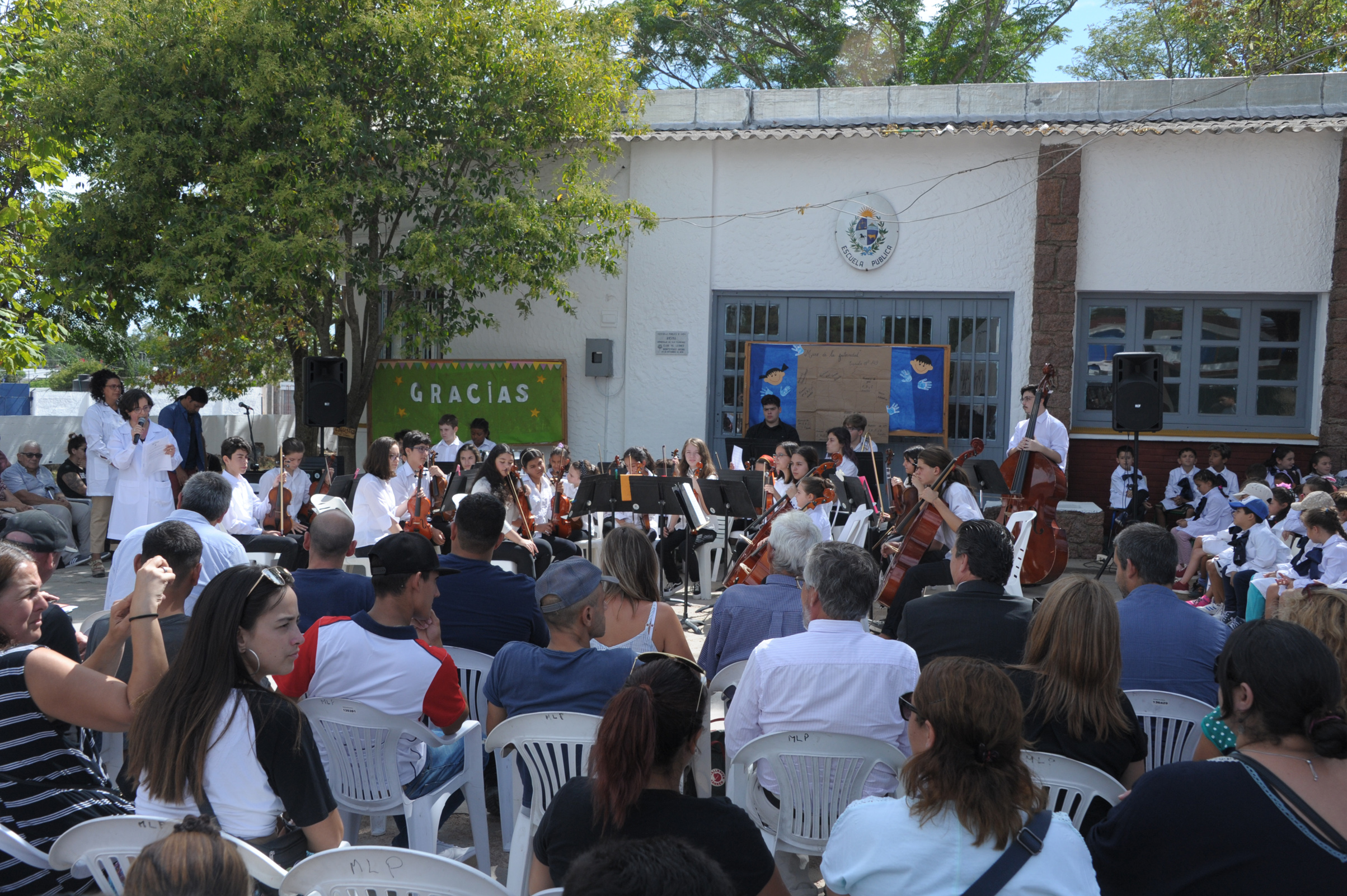 Escuela n.º 149 de Las Piedras, Canelones, remodelada por 40 personas liberadas del sistema penitenciario