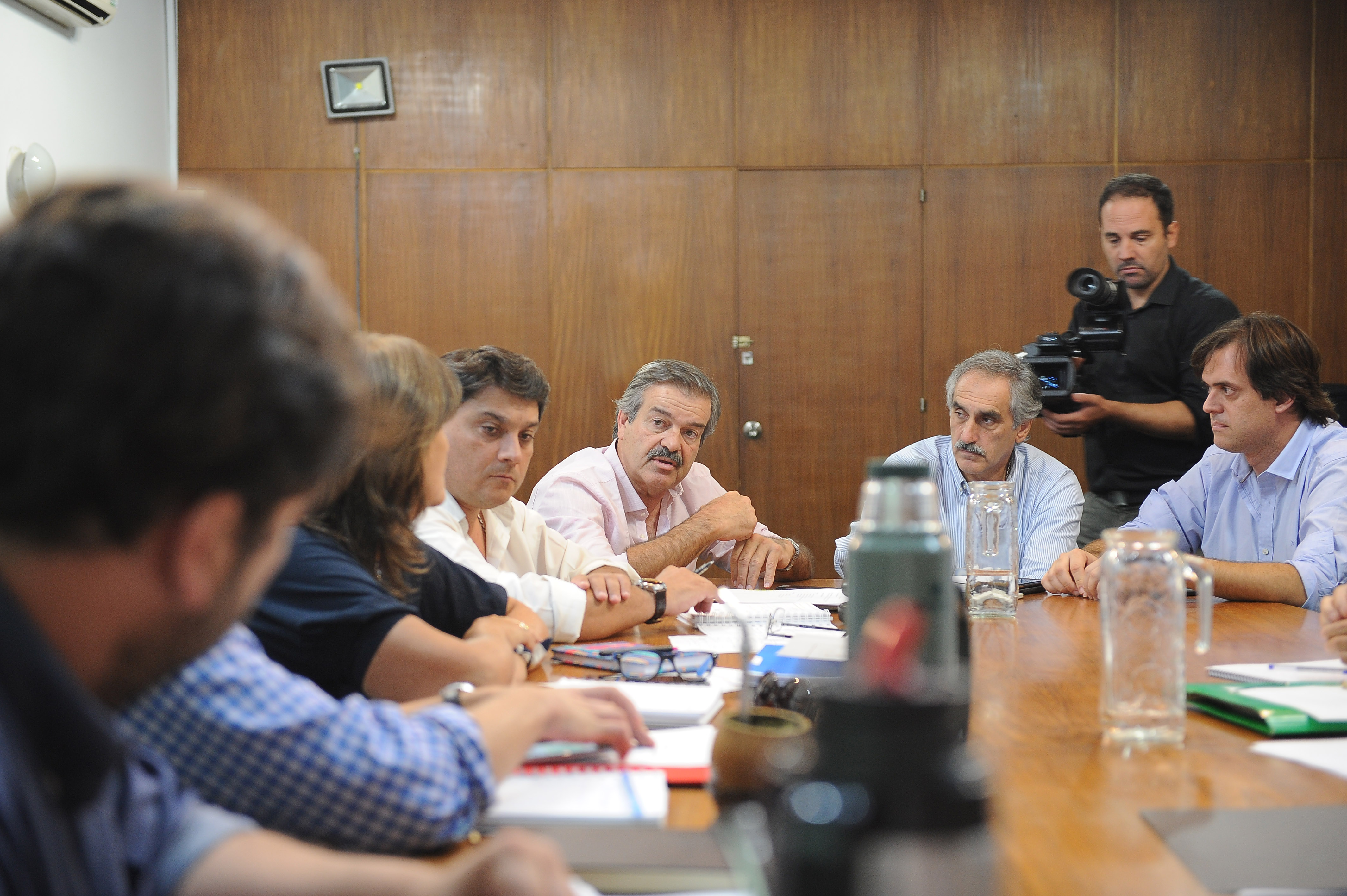 Reunión del Gabinete Agropecuario, encabezado por el ministro Carlos María Uriarte