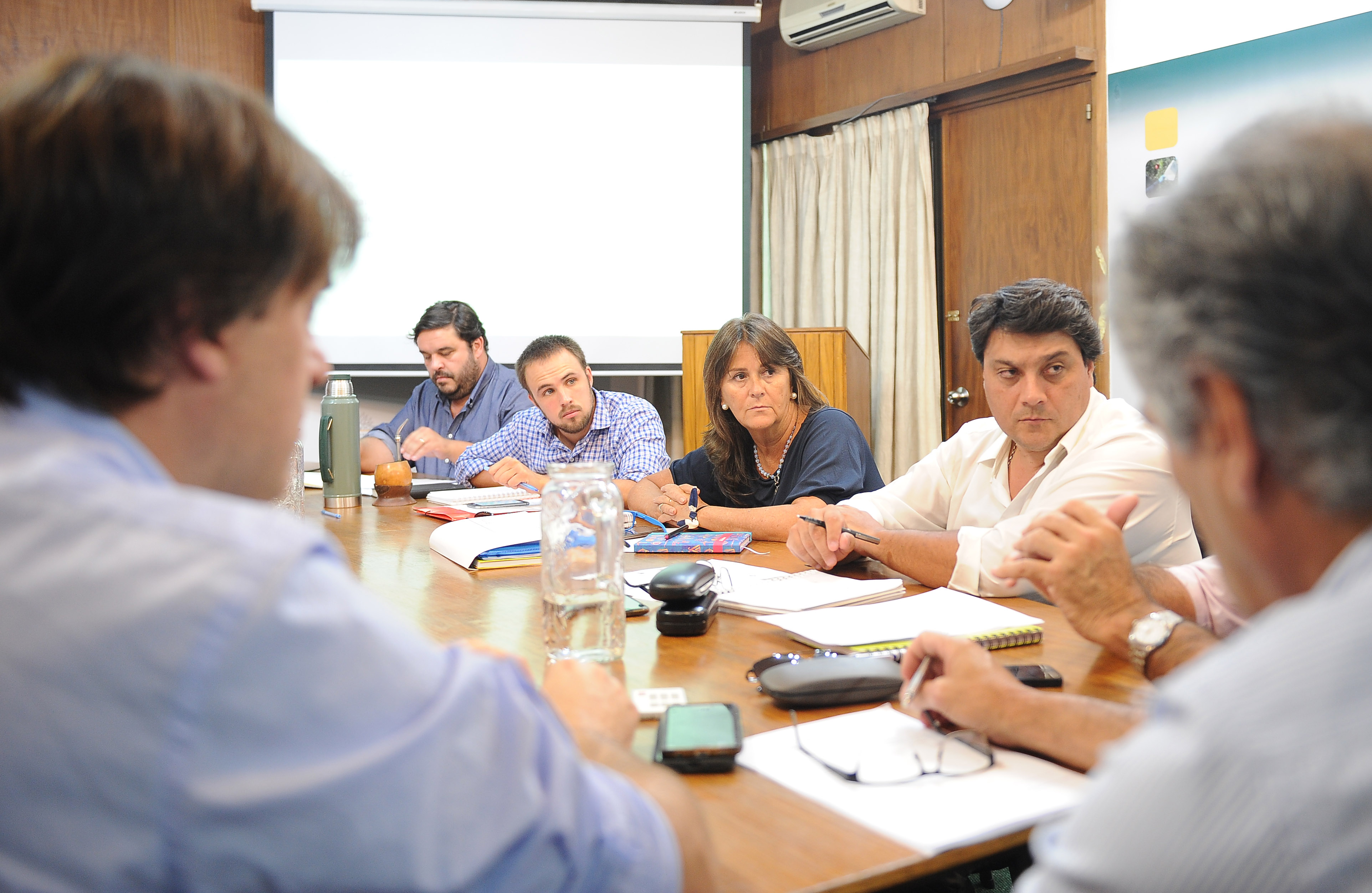 Reunión del Gabinete Agropecuario, encabezado por el ministro Carlos María Uriarte