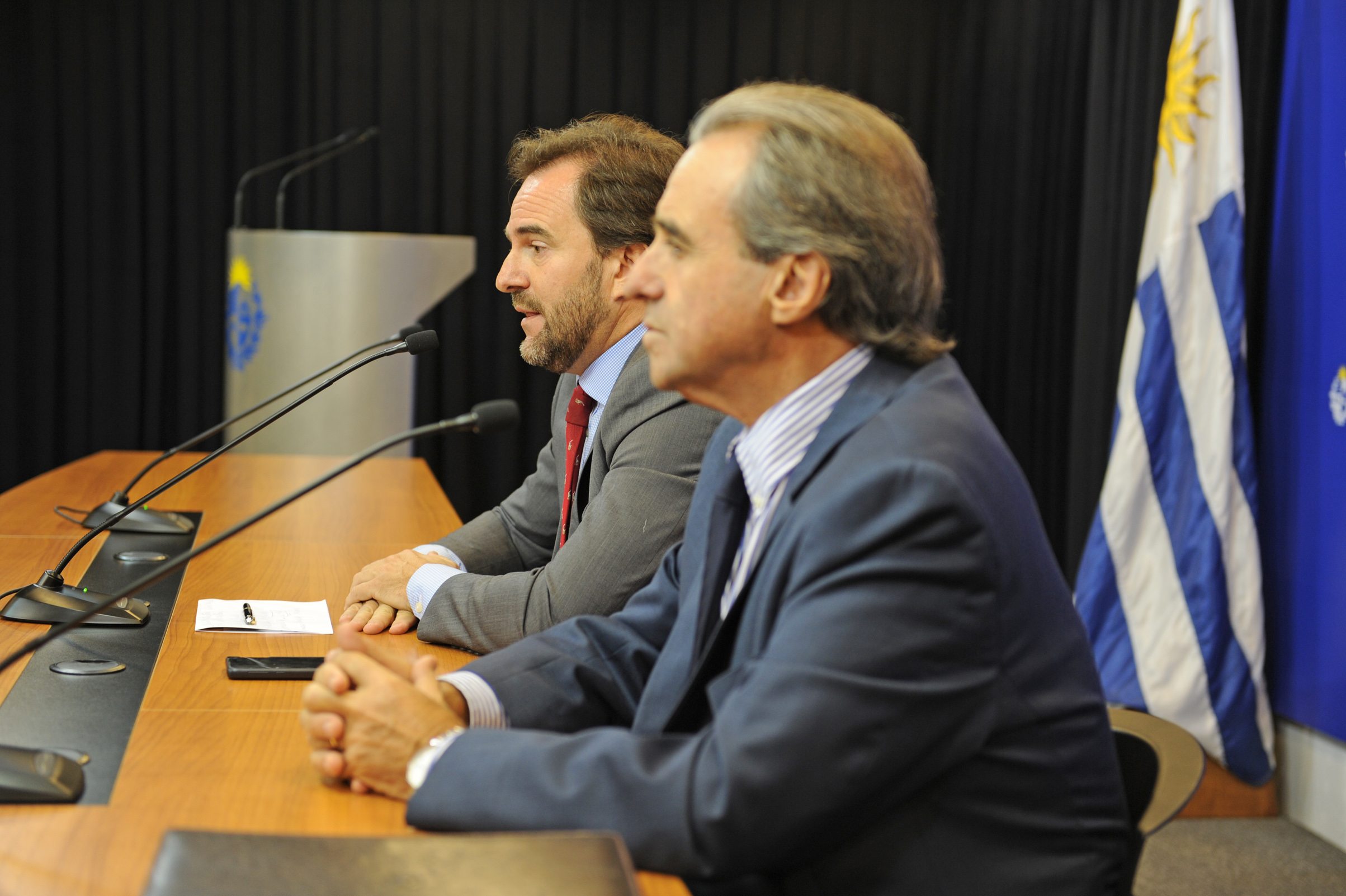 Ministro de Turismo, Germán Cardoso, y subsecretario, Remo Monzeglio