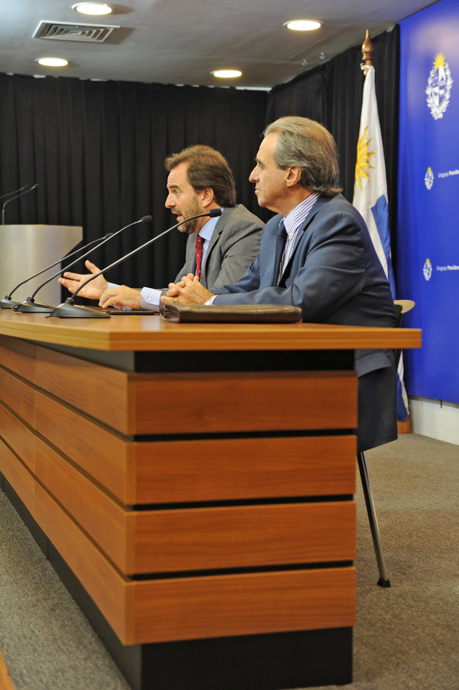 Ministro de Turismo, Germán Cardoso, y subsecretario, Remo Monzeglio