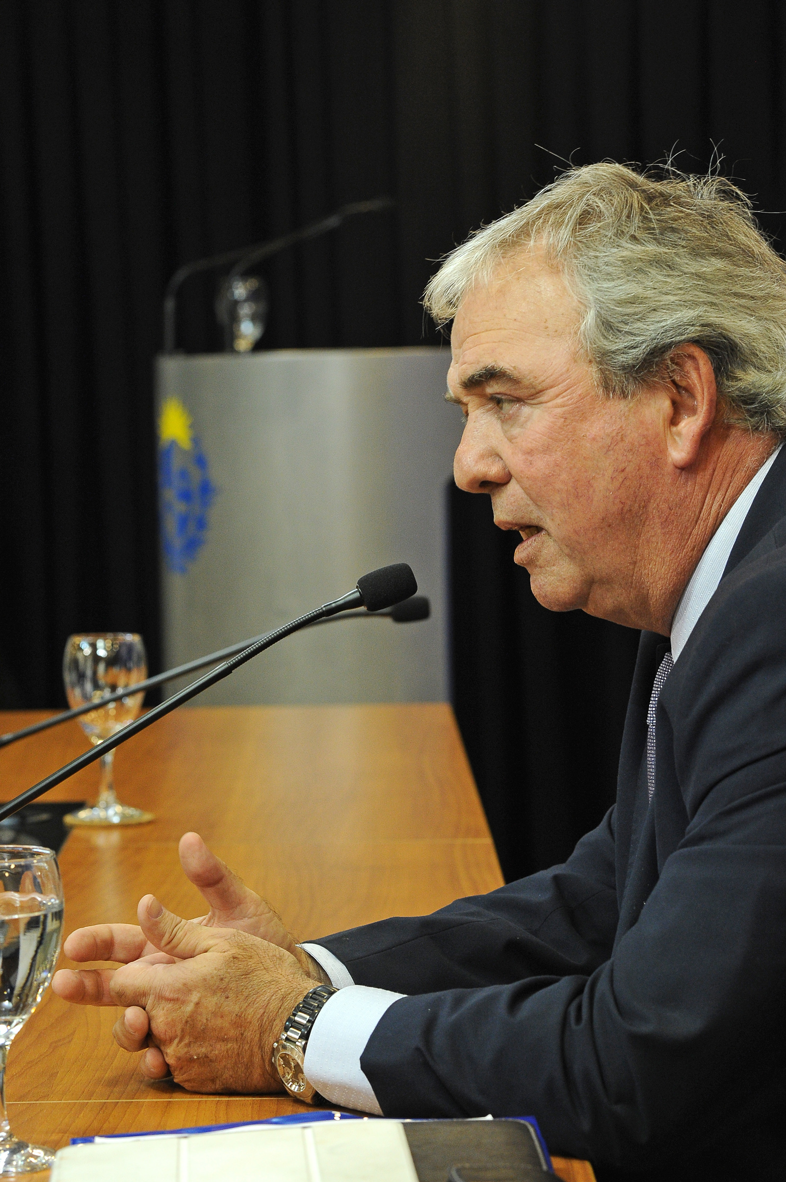 Ministro de Transporte y Obras Públicas, Luis Alberto Heber