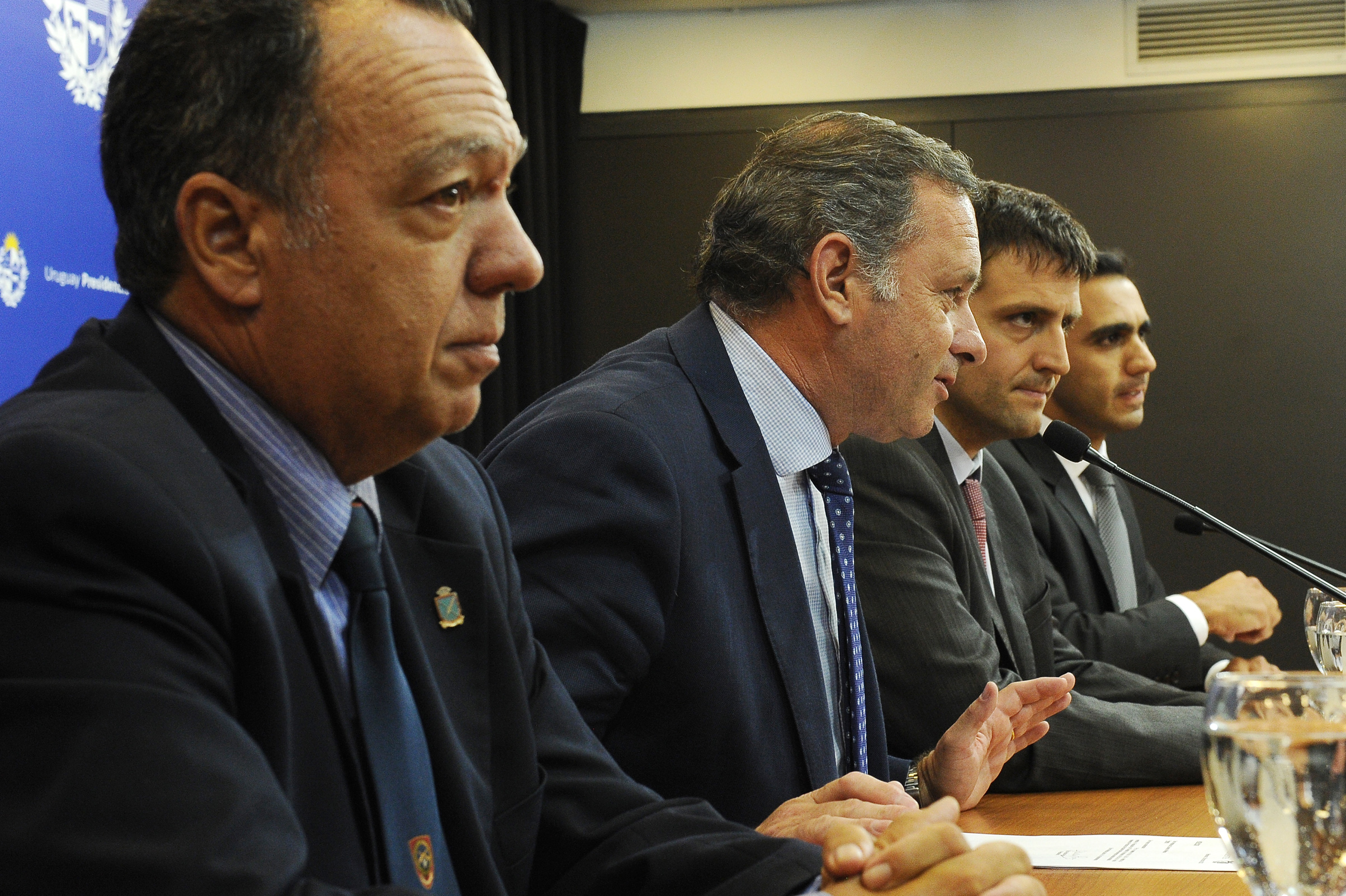 Secretario de Presidencia de la República, Álvaro Delgado, haciendo uso de la palabra