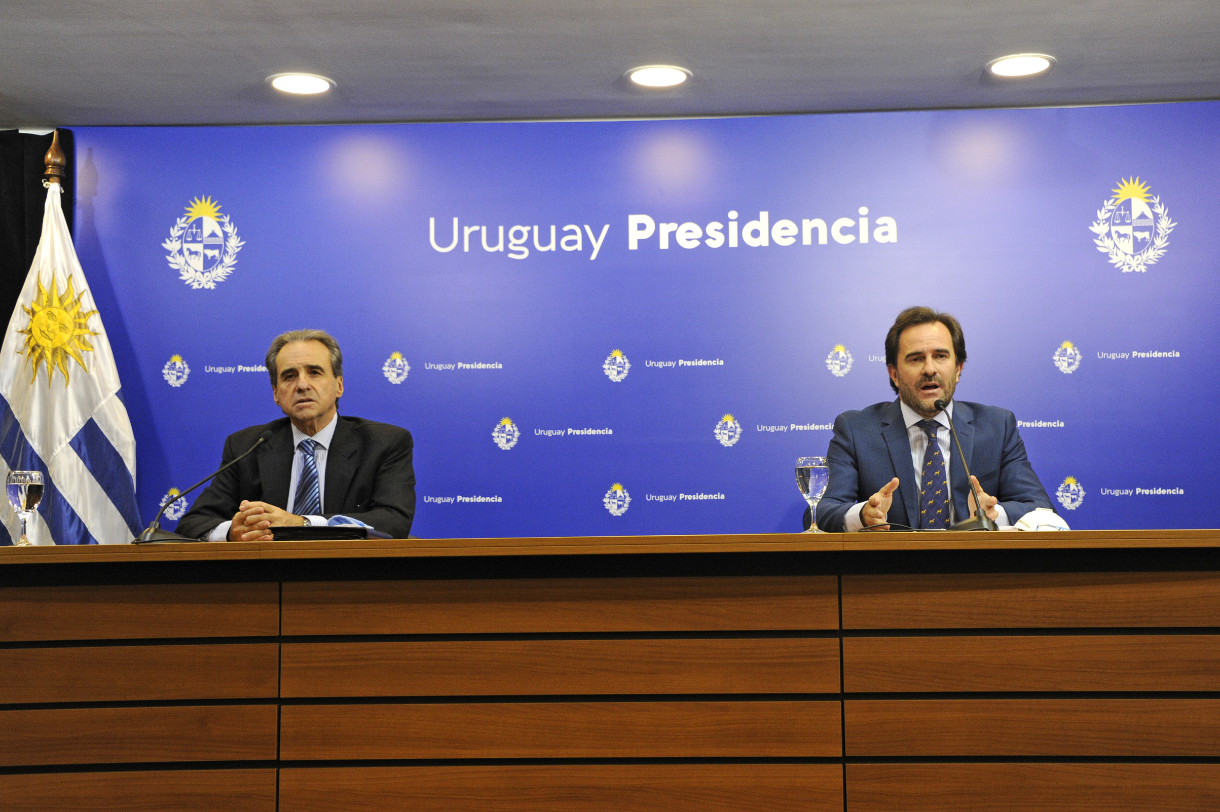 Ministro de Turismo, Germán Cardoso, encabezó conferencia de prensa junto al subsecretario de la cartera, Remo Monzeglio