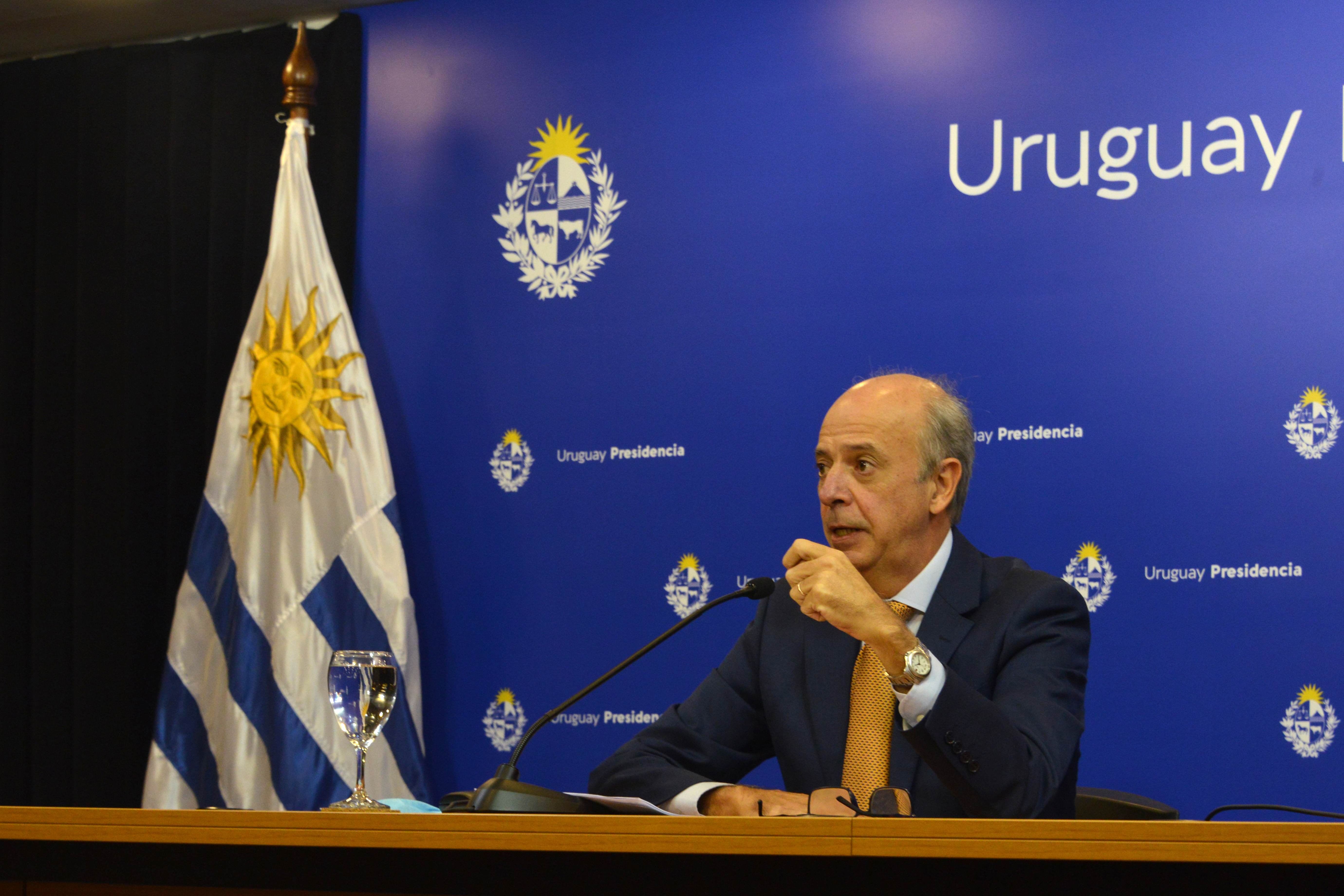 Ministro de Defensa, Javier García, en conferencia de prensa tras Consejo de Ministros