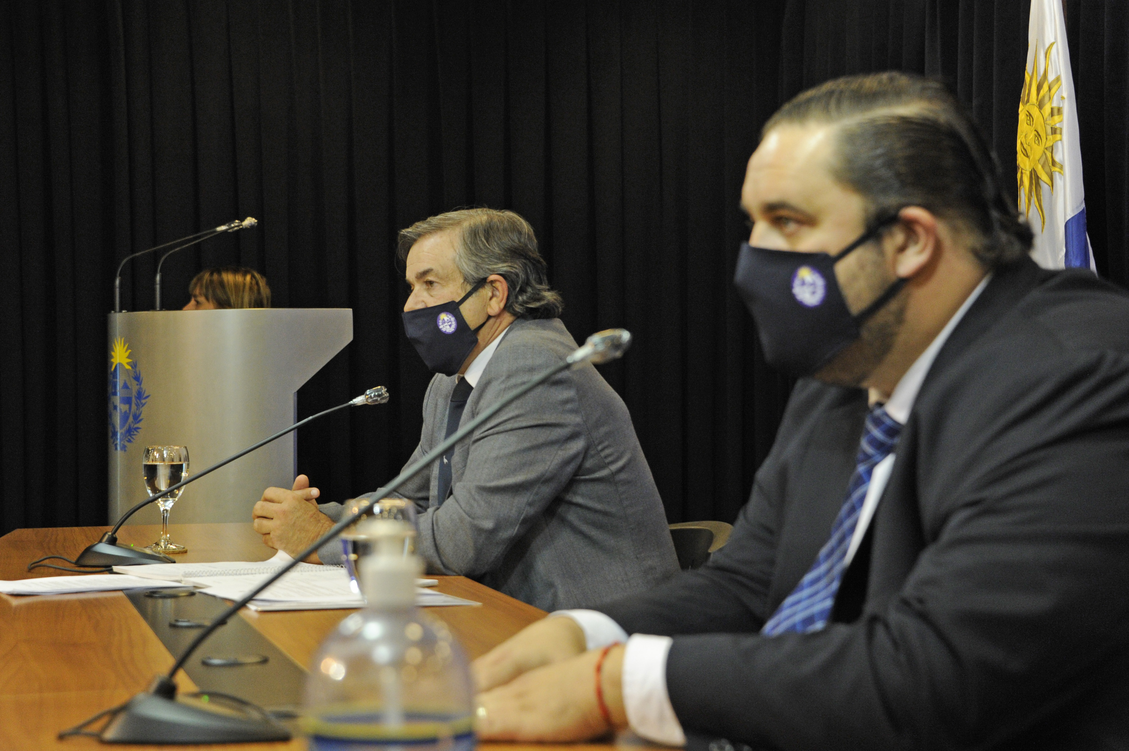 Ministro y subsecretario de Ganadería, Agricultura y Pesca, Carlos Uriarte y Juan Ignacio Buffa