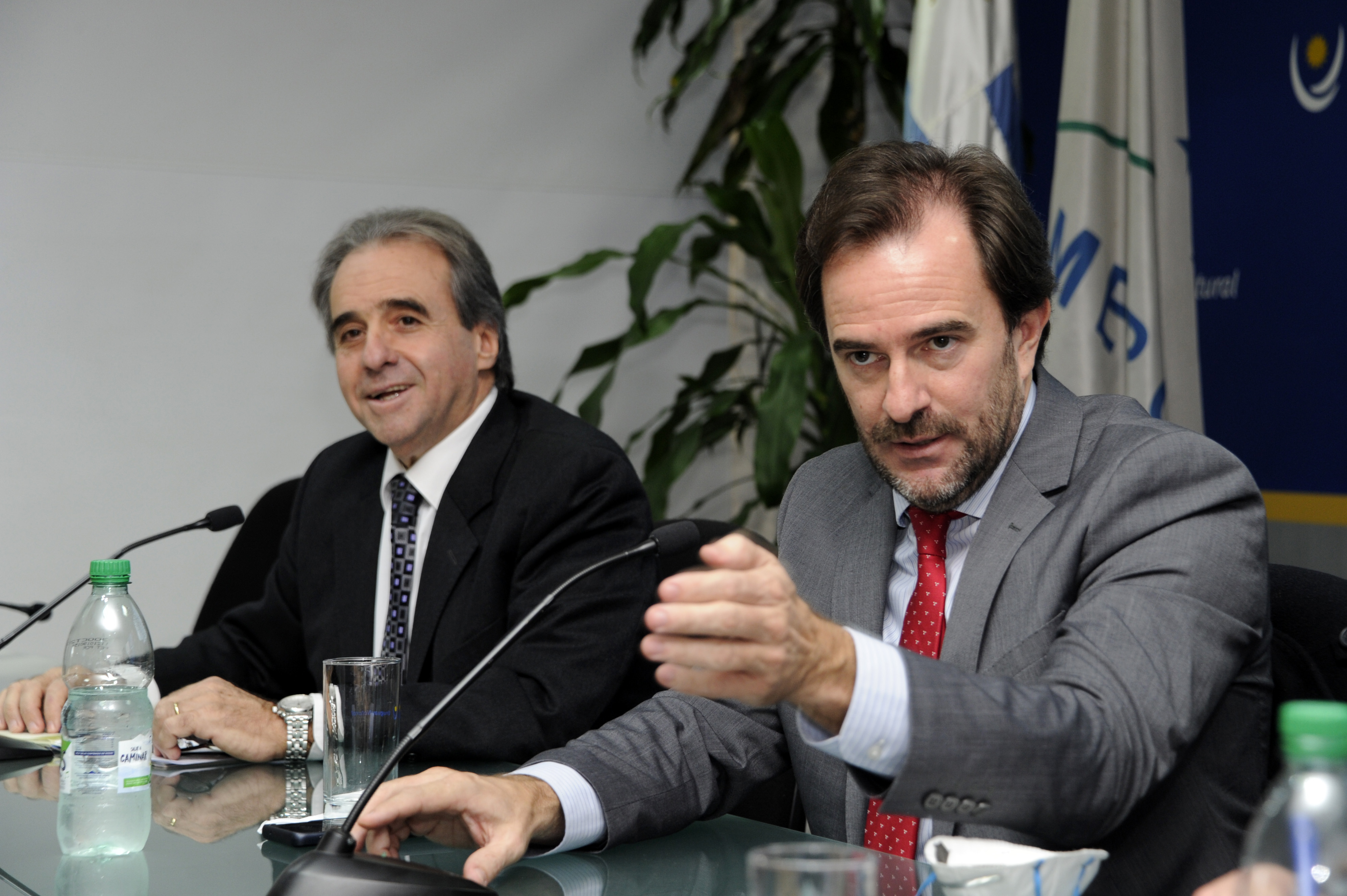 Subsecretario y ministro de Turismo, Remo Monzeglio y Germán Cardoso