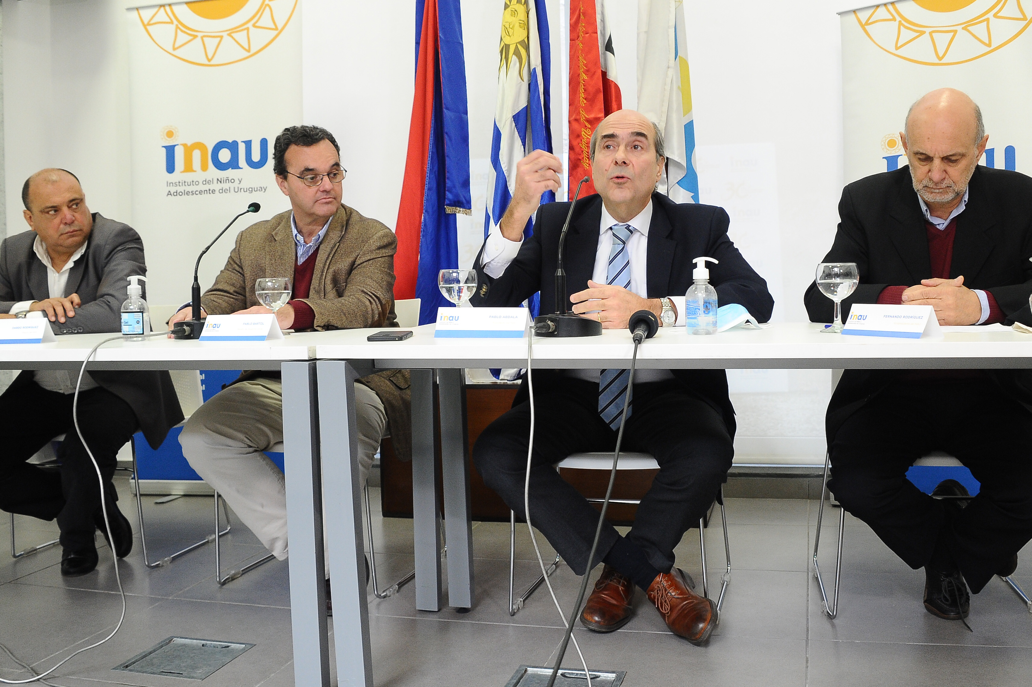 Dardo Rodríguez, Pablo Bartol, Pablo Abdala y Fernando Rodríguez