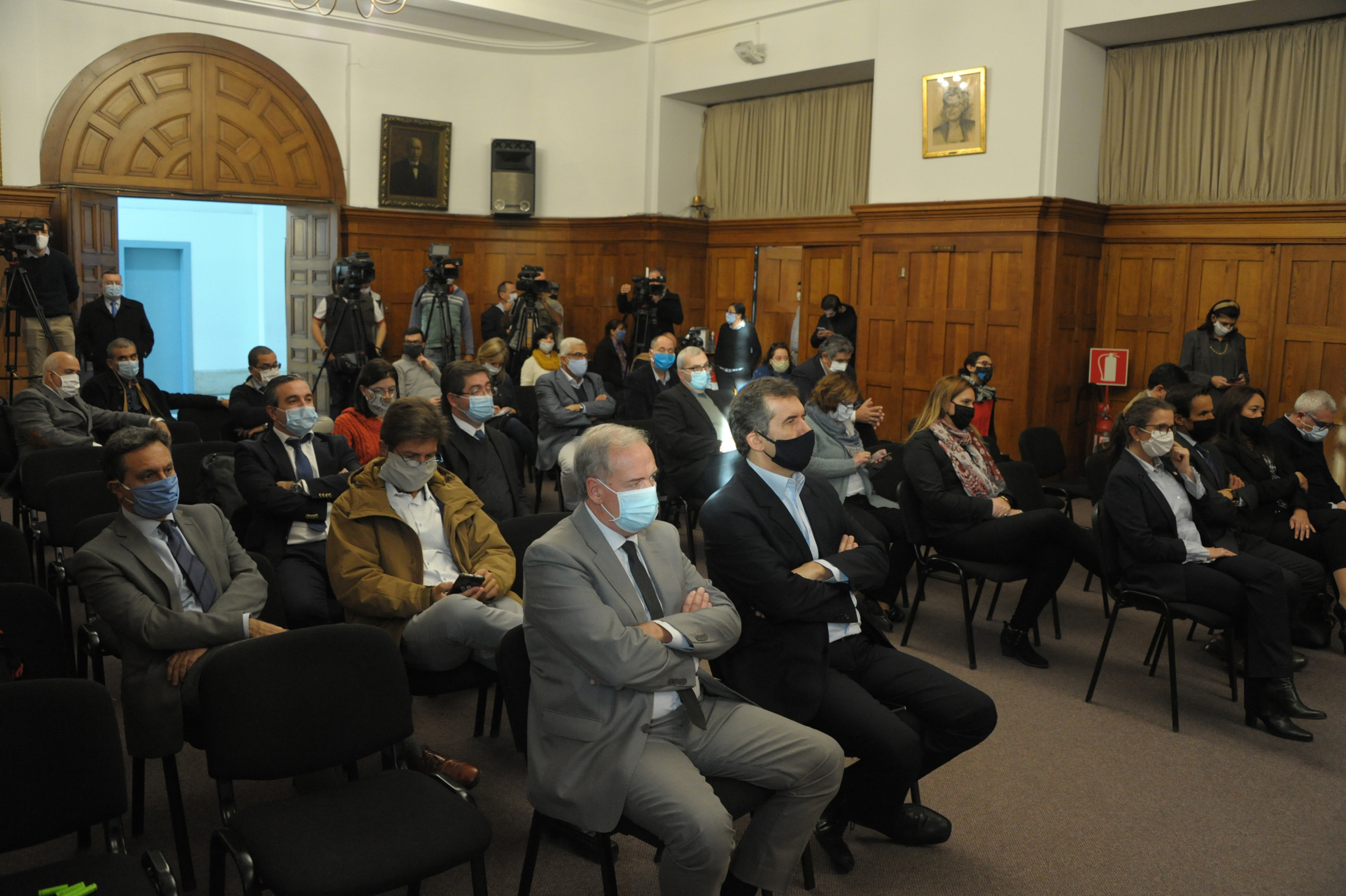 Acto de firma de acuerdo entre Fepremi y ASSE