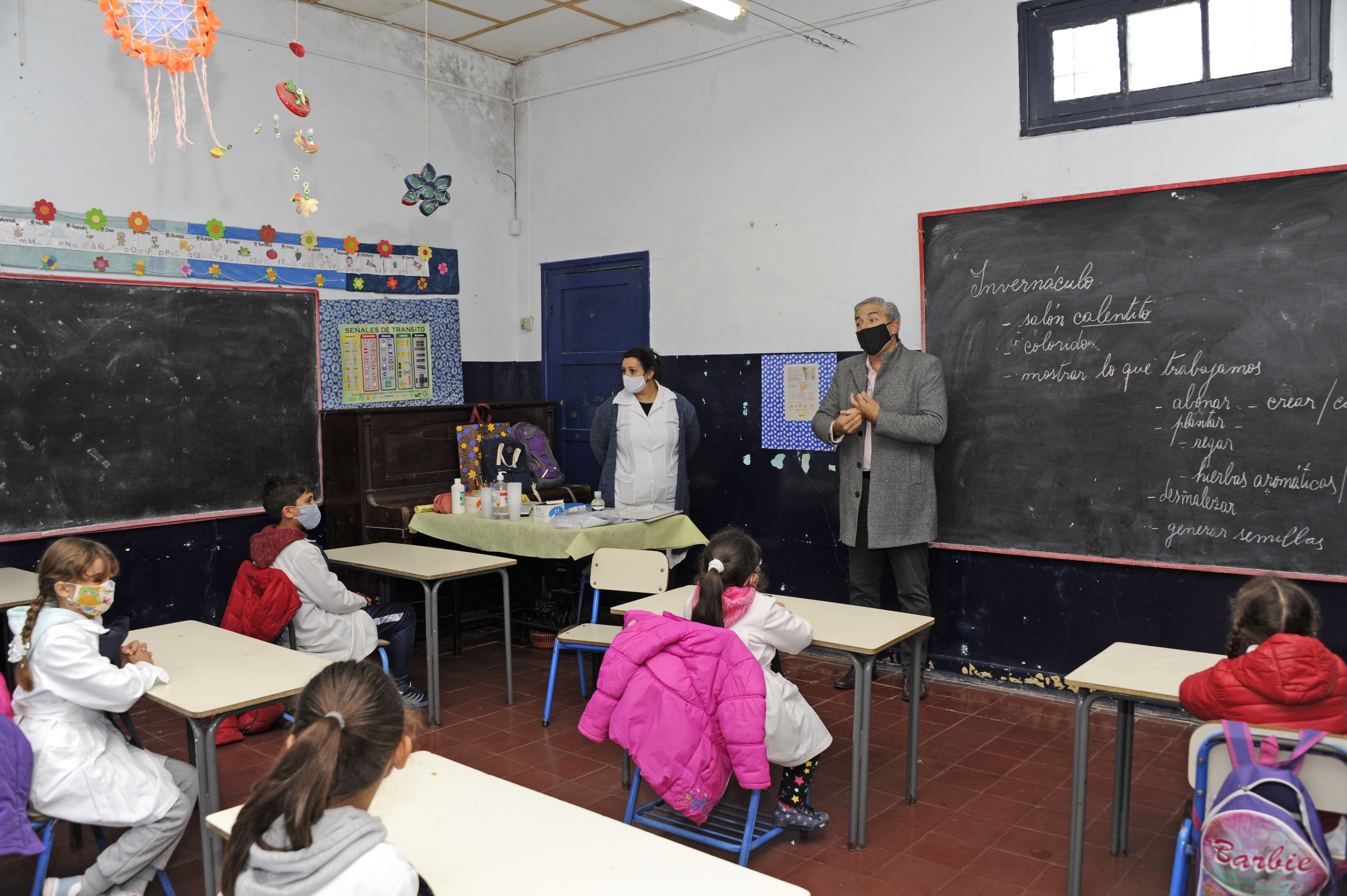 Presidente del Consejo Directivo Central de ANEP, Robert Silva, visitó centros educativos de Canelones y Maldonado