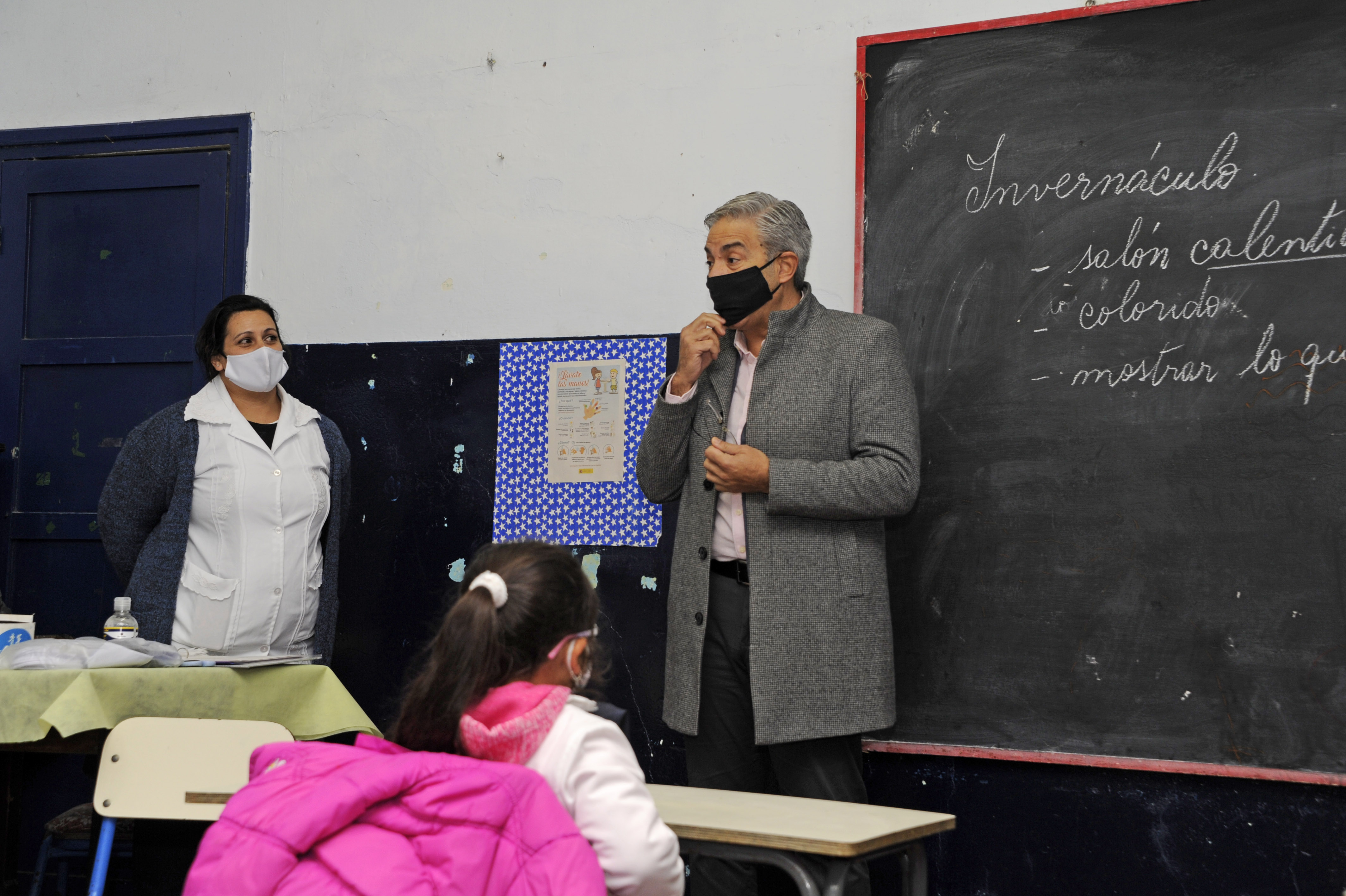 Presidente del Consejo Directivo Central de ANEP, Robert Silva, visitó centros educativos de Canelones y Maldonado