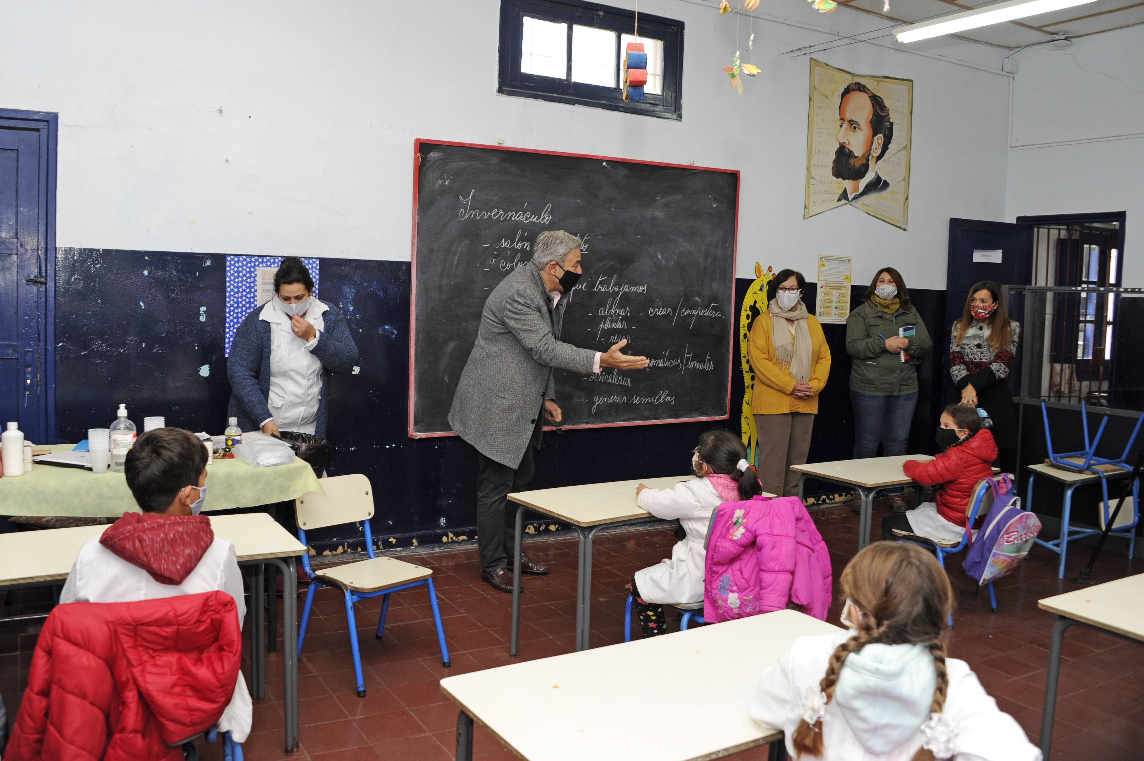 Presidente del Consejo Directivo Central de ANEP, Robert Silva, visitó centros educativos de Canelones y Maldonado