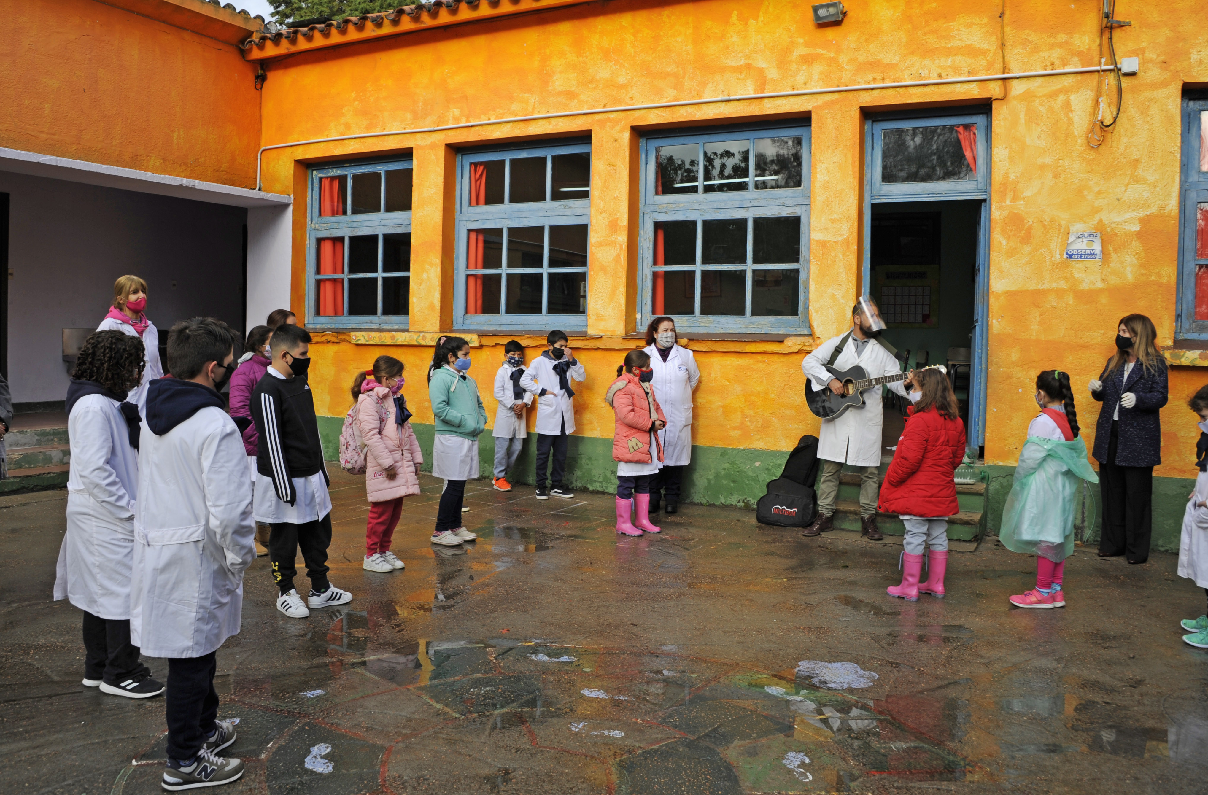 Presidente del Consejo Directivo Central de ANEP, Robert Silva, visitó centros educativos de Canelones y Maldonado