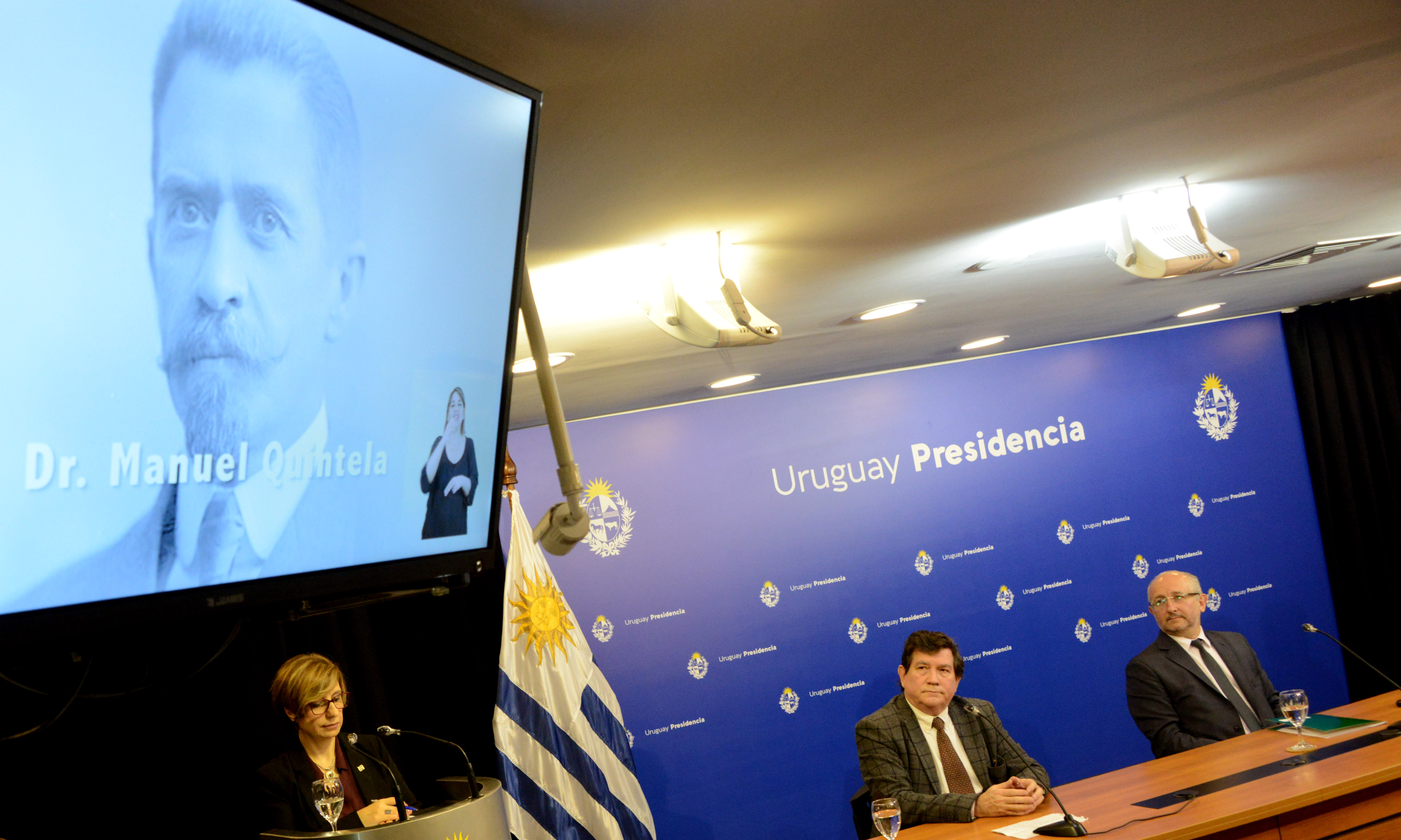 Lanzamiento del Día del Patrimonio en la sala de prensa de la Torre Ejecutiva