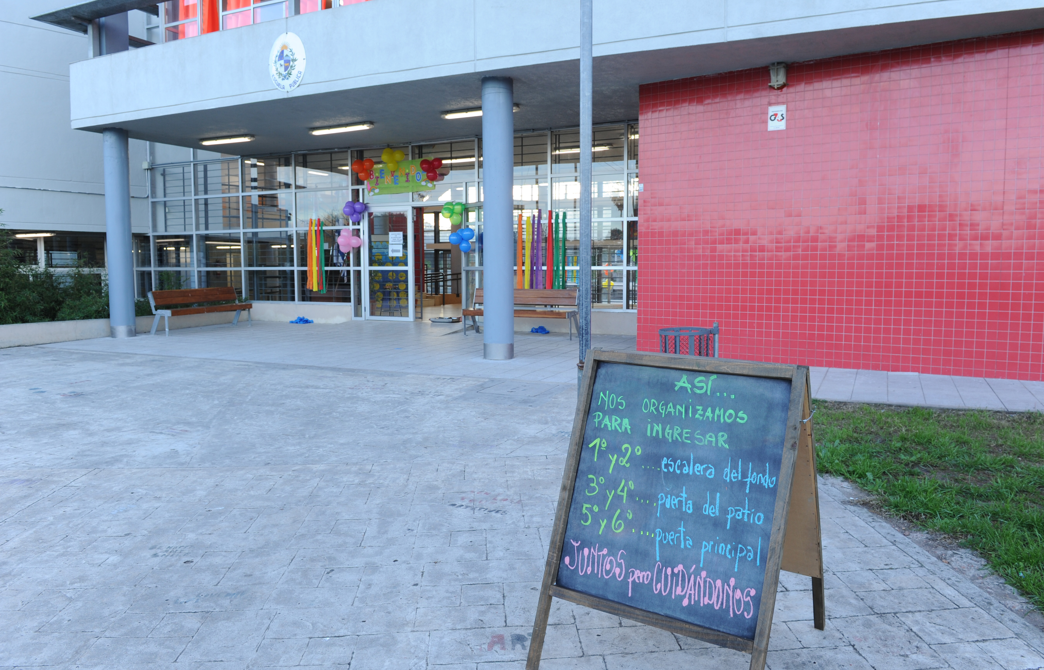 Reinicio de clases presenciales en escuela del programa Aprender n.° 123