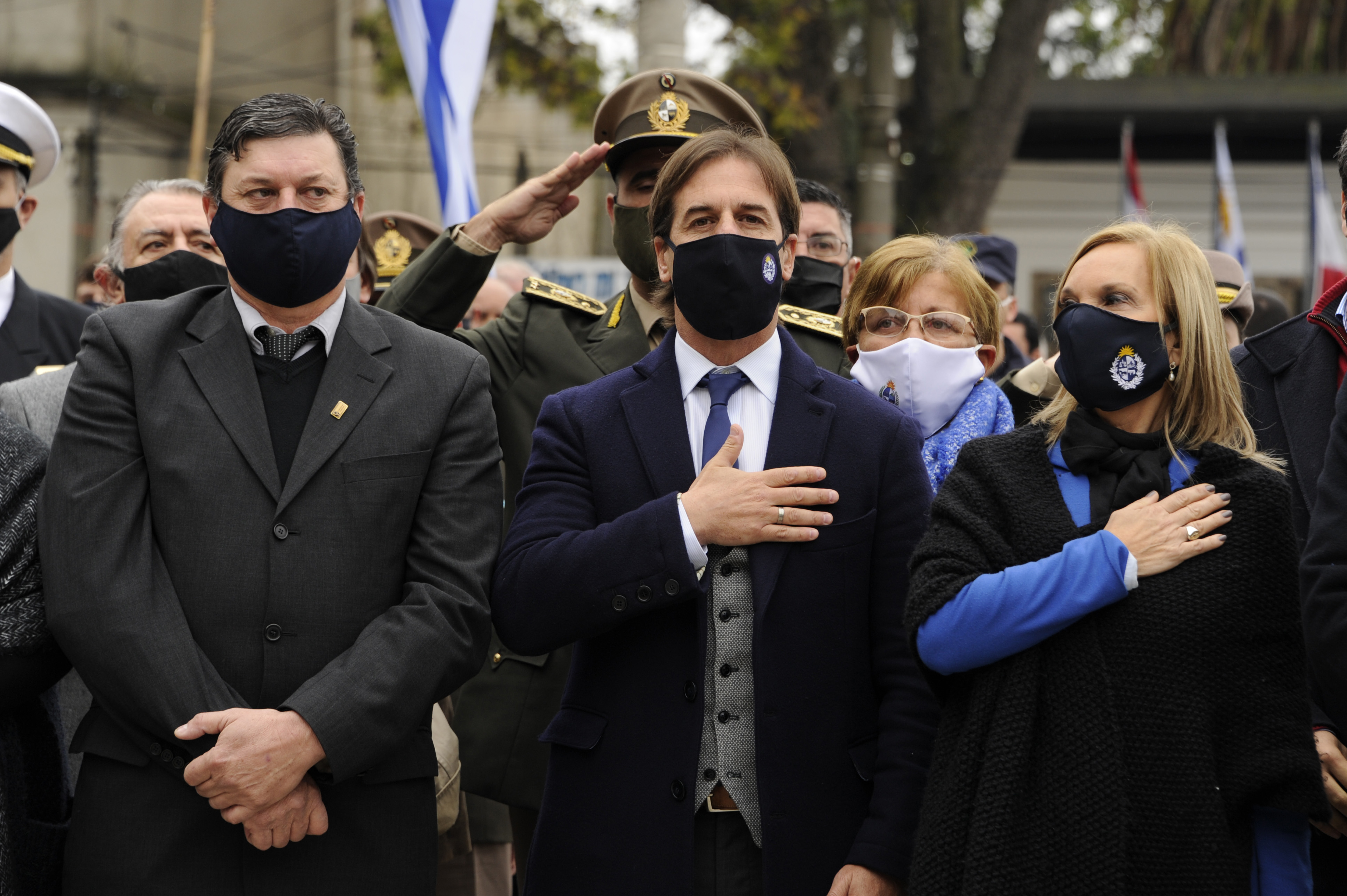 Presidente, Luis Lacalle Pou, encabezó acto conmemorativo del 256.º aniversario del Natalicio de José Artigas, en Sauce, Canelones