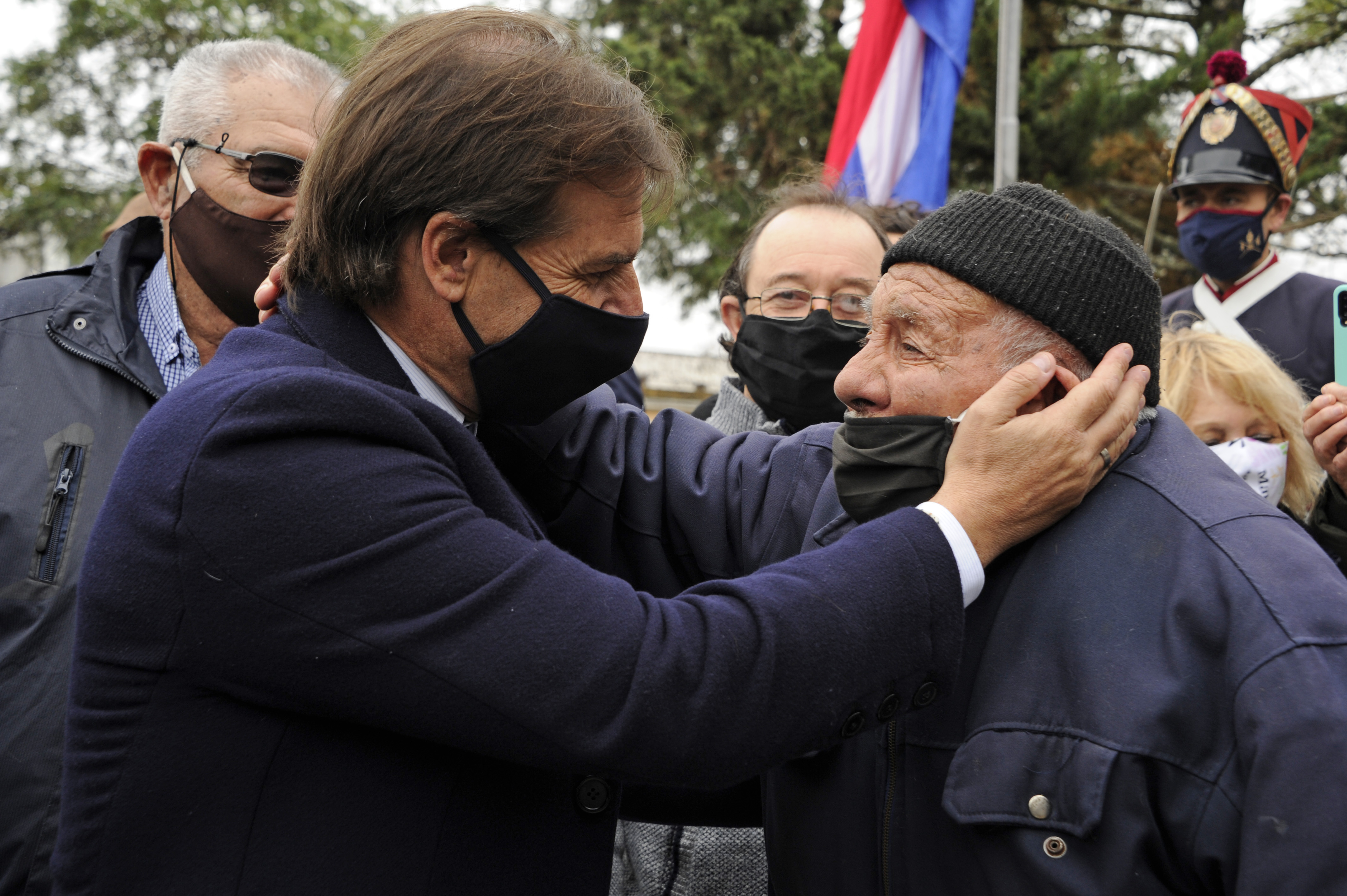 Presidente Lacalle Pou en acto conmemorativo del 256.º aniversario del Natalicio de José Artigas, en Sauce, Canelones