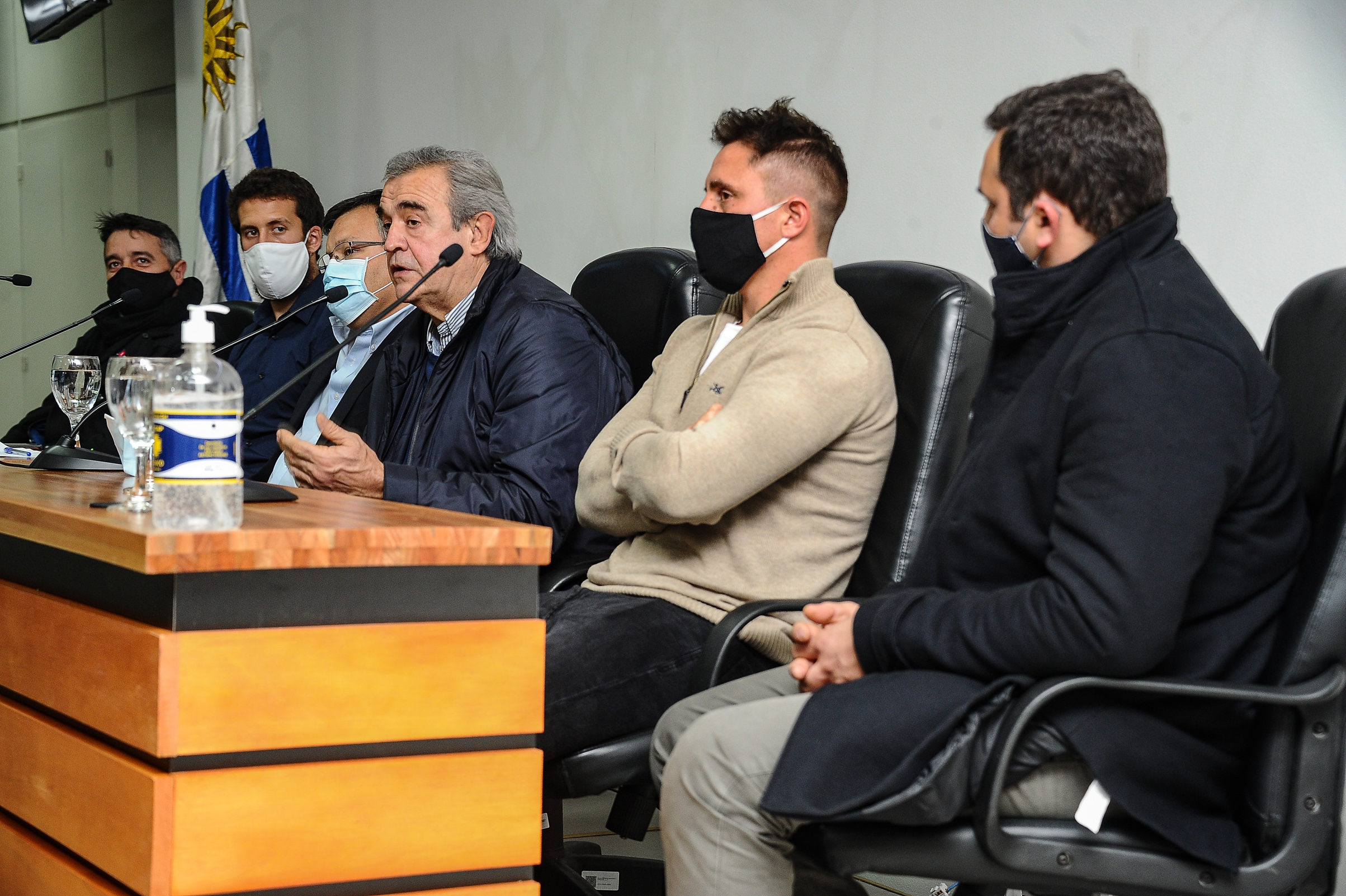 Acto de lanzamiento de la campaña “Juntos ayudemos a abrigar”, organizada por el Ministerio del Interior