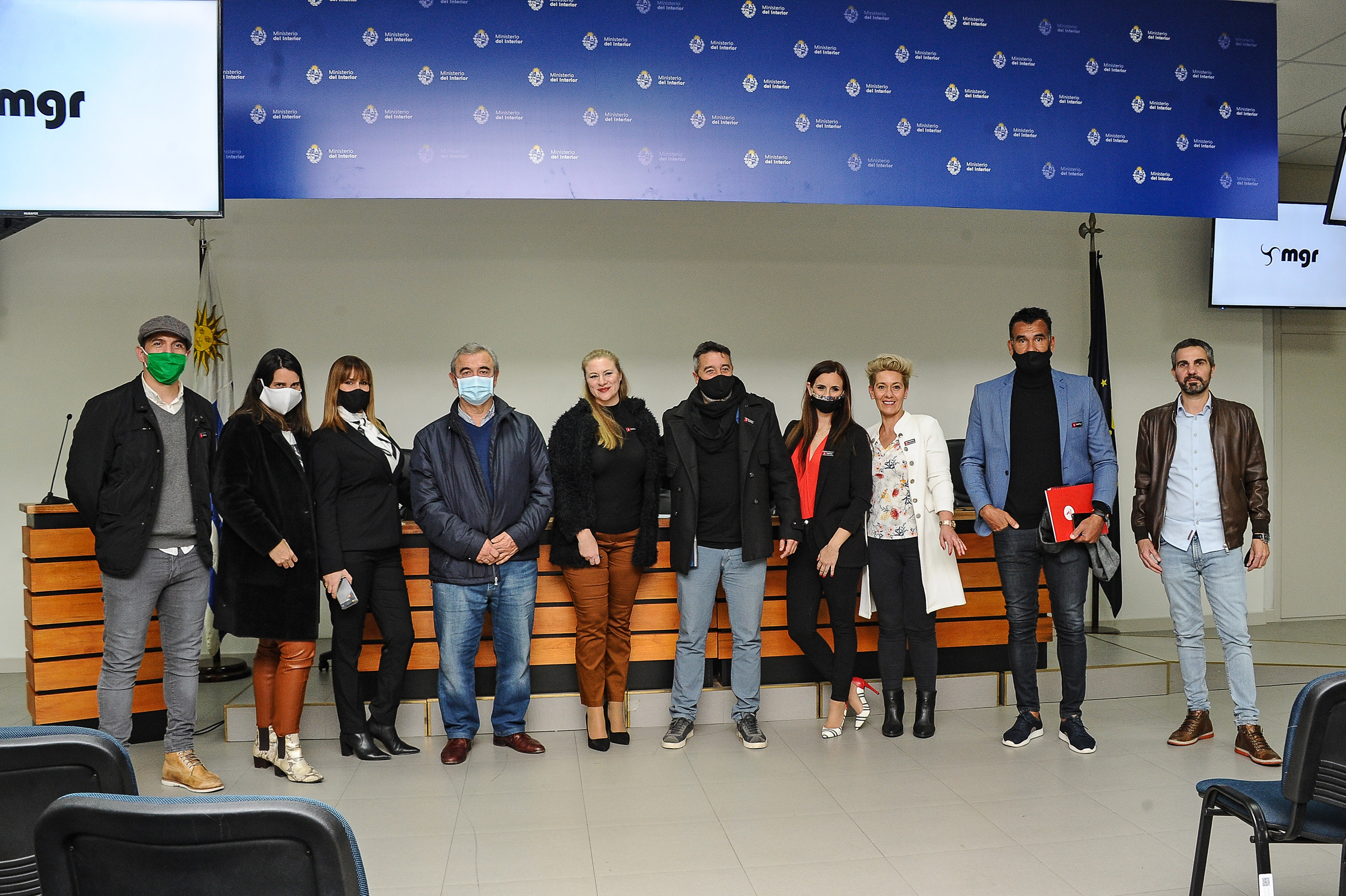Acto de lanzamiento de la campaña “Juntos ayudemos a abrigar”, organizada por el Ministerio del Interior