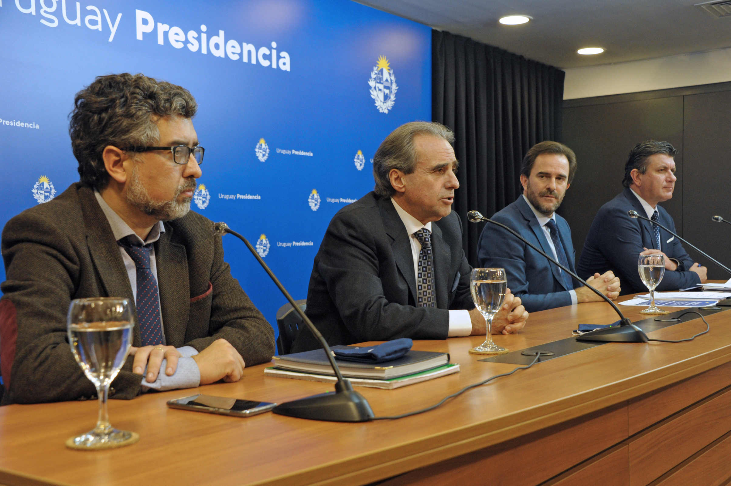 Subsecretario de Turismo, Remo Monzeglio, dirigiéndose a los presentes