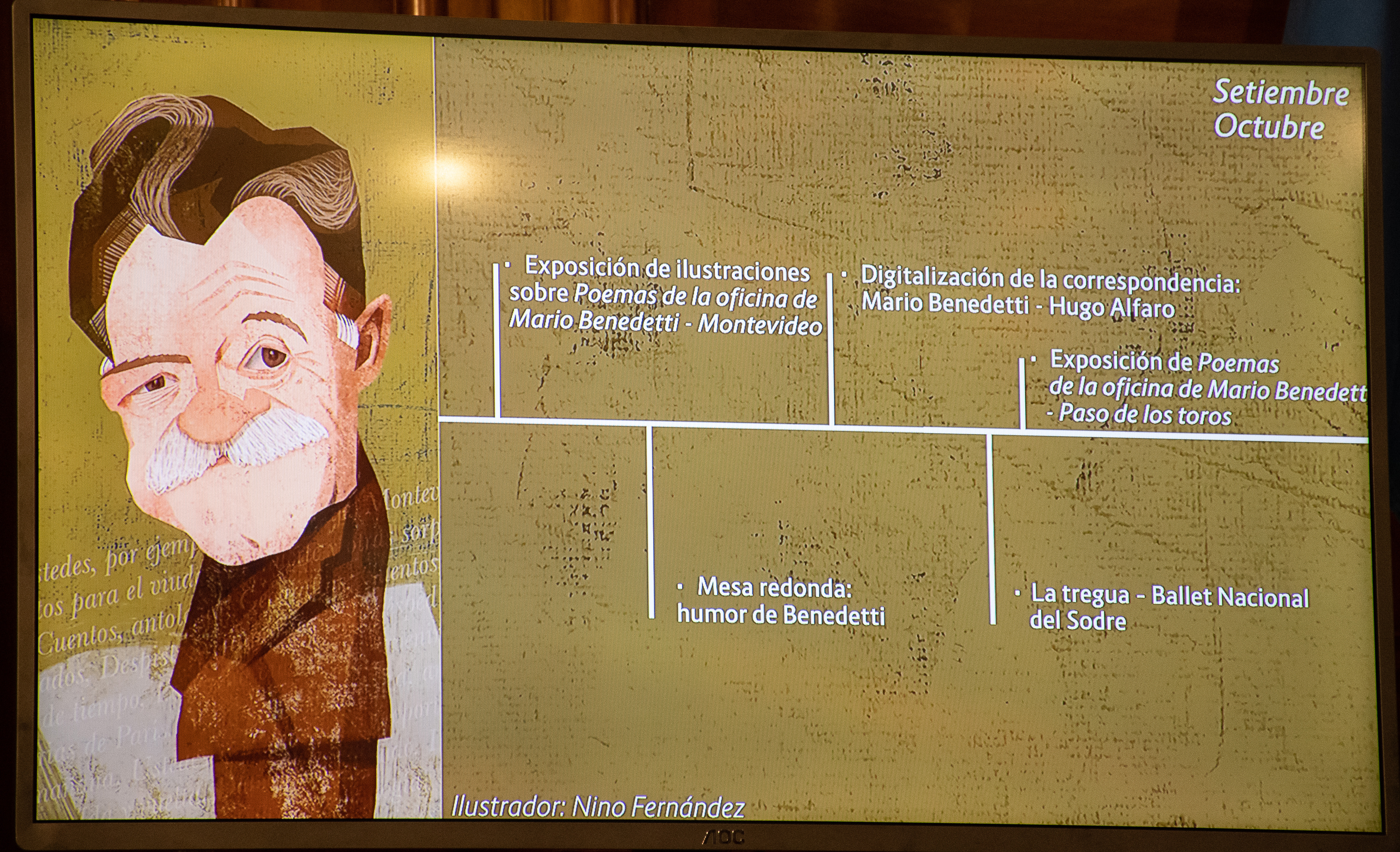 Lanzamiento de homenajes en la biblioteca del Palacio Legislativo