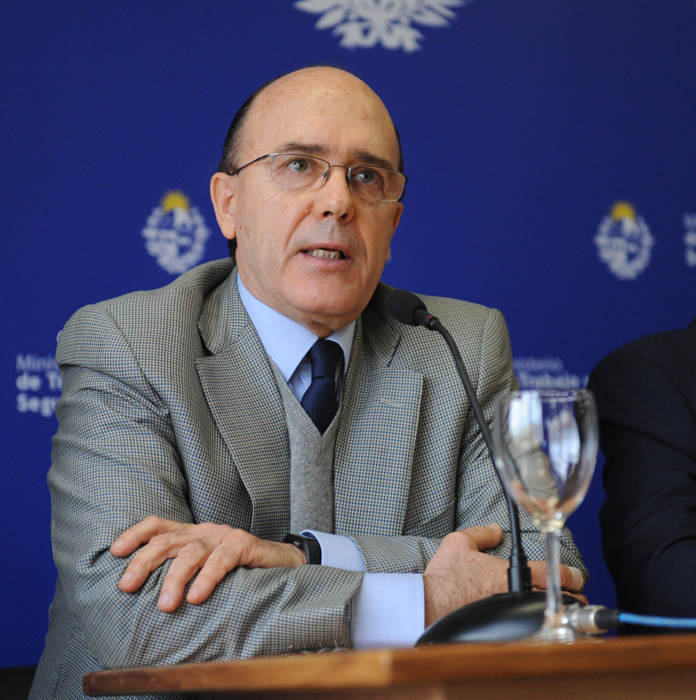 Conferencia de prensa de autoridades del Ministerio de Trabajo con representantes de cámaras empresariales y PIT-CNT