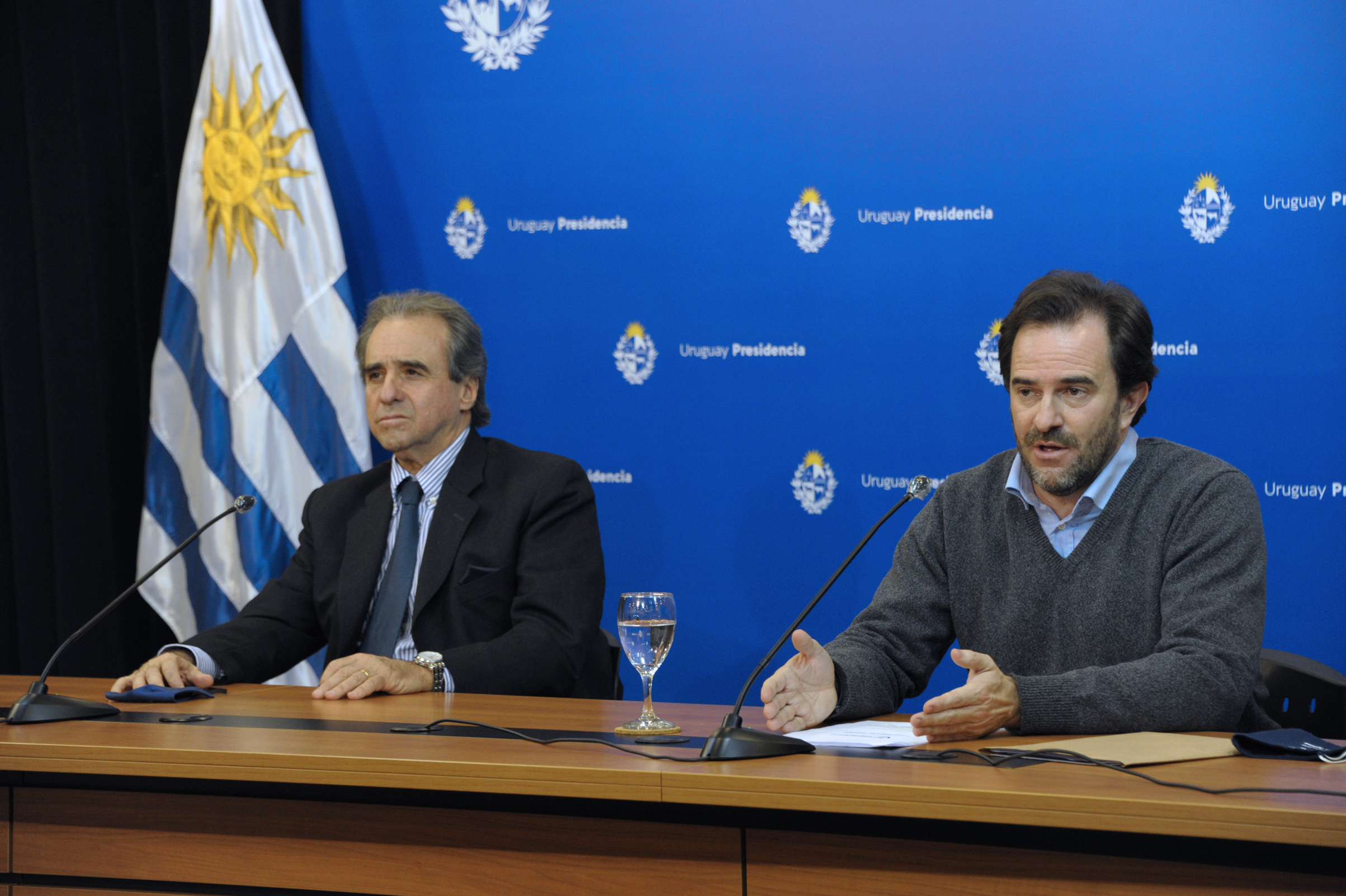 Subsecretario de Turismo, Remo Monzeglio, y ministro de la cartera, Germán Cardoso