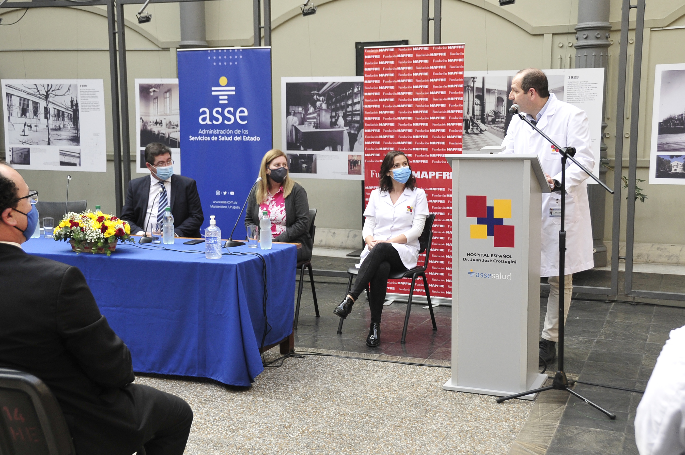 Inauguración en el Hospital Español de un tomógrafo de última generación de 32 líneas y su software correspondiente