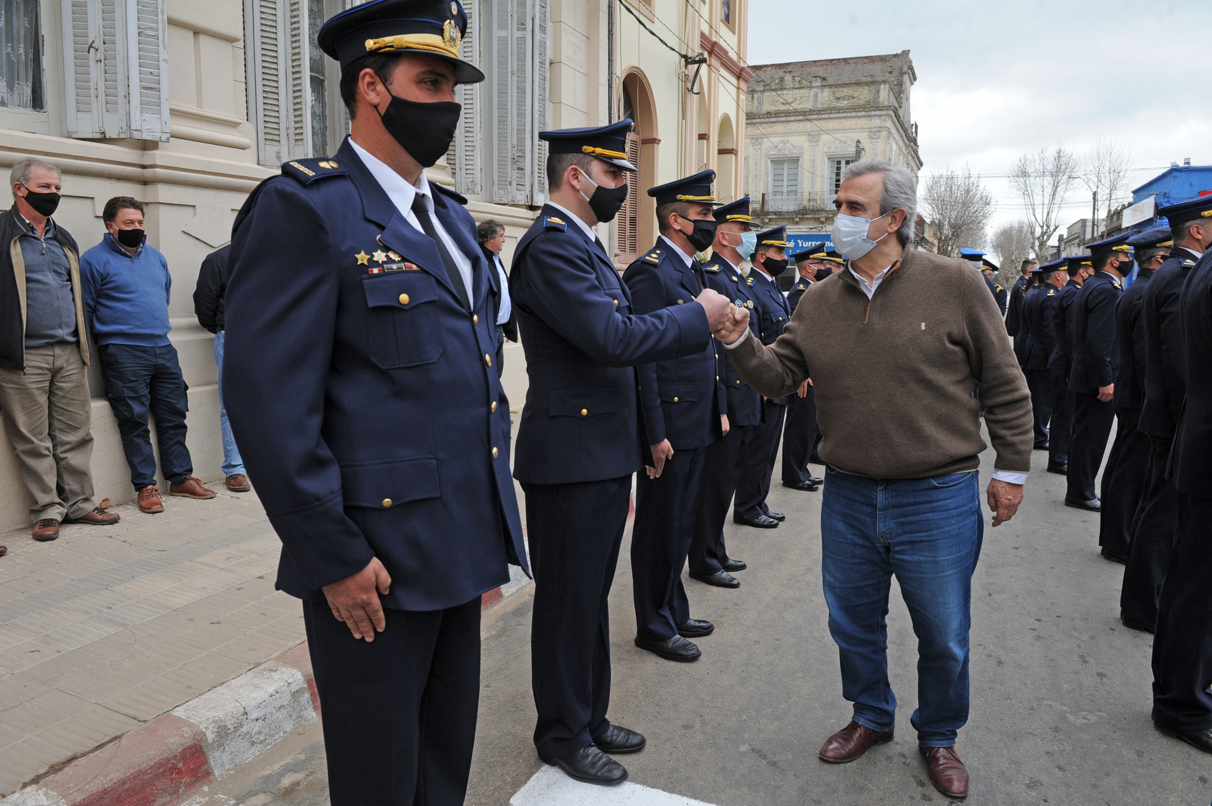 Ministro del Interior, Jorge Larrañaga, encabezó inauguración de subcomisaría en Aceguá, Cerro Largo
