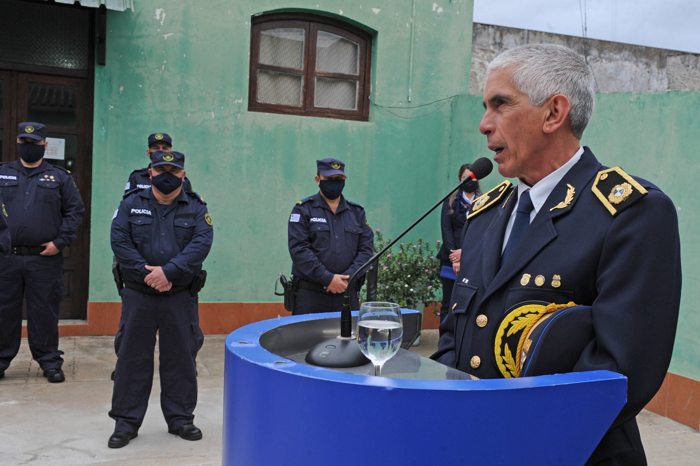 Ministro del Interior, Jorge Larrañaga, encabezó inauguración de subcomisaría en Aceguá, Cerro Largo