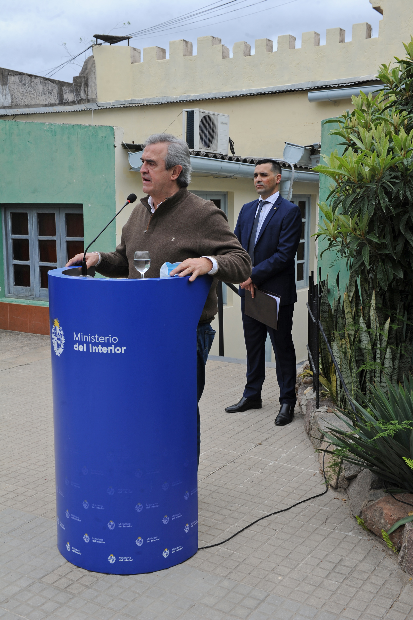 Ministro del Interior, Jorge Larrañaga, encabezó inauguración de subcomisaría en Aceguá, Cerro Largo
