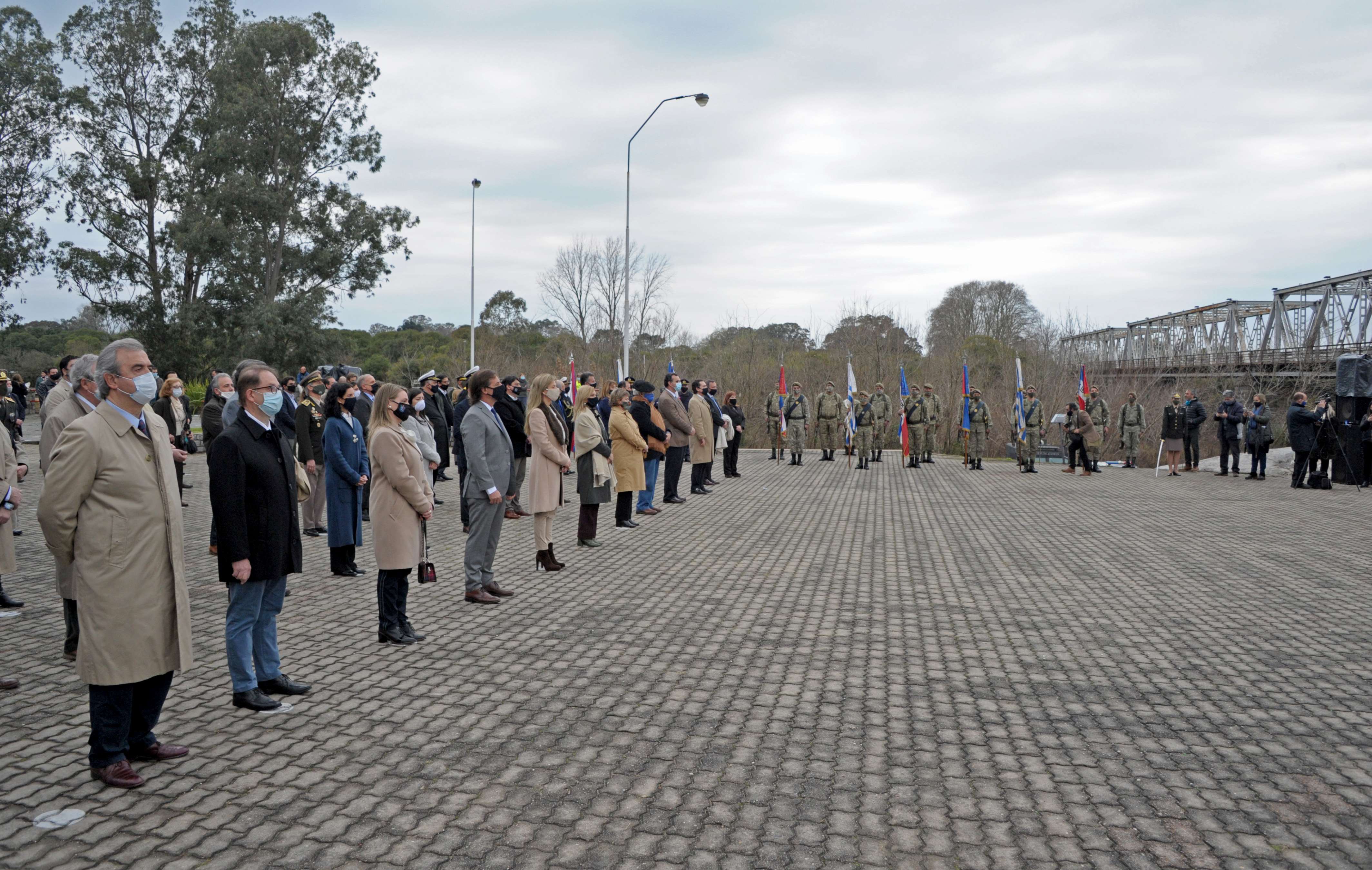 Presidente Luis Lacalle Pou en el 195.° aniversario de la Declaratoria de la Independencia