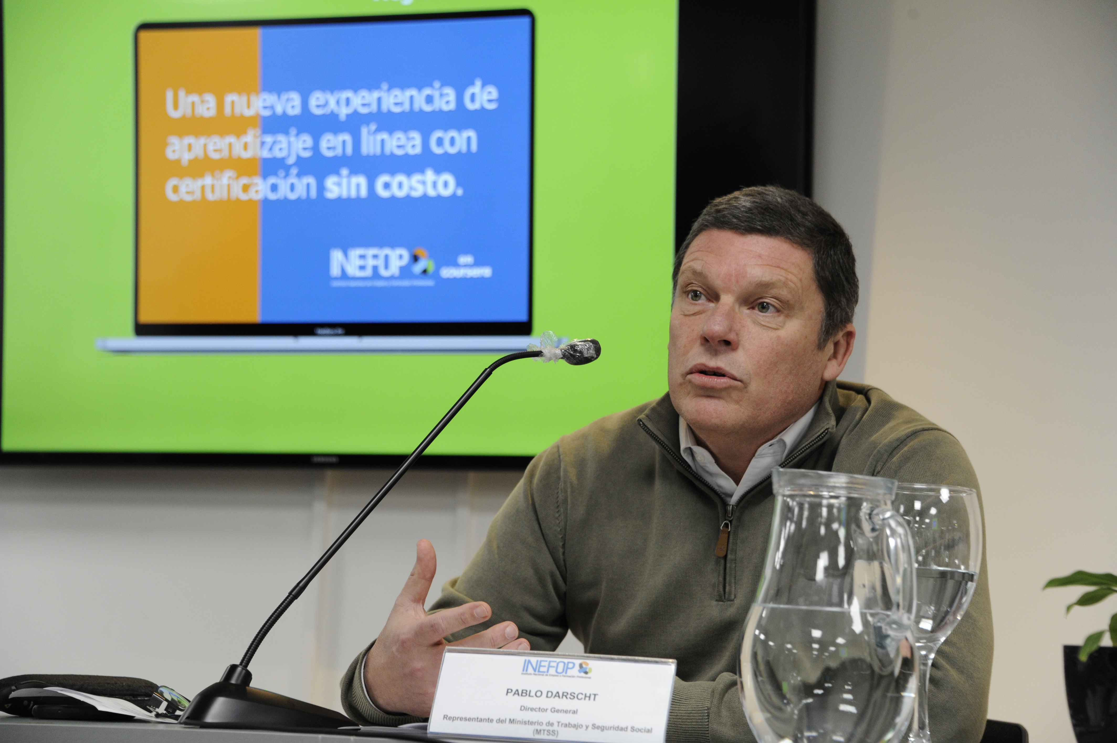 Director del Inefop, Pablo Darscht