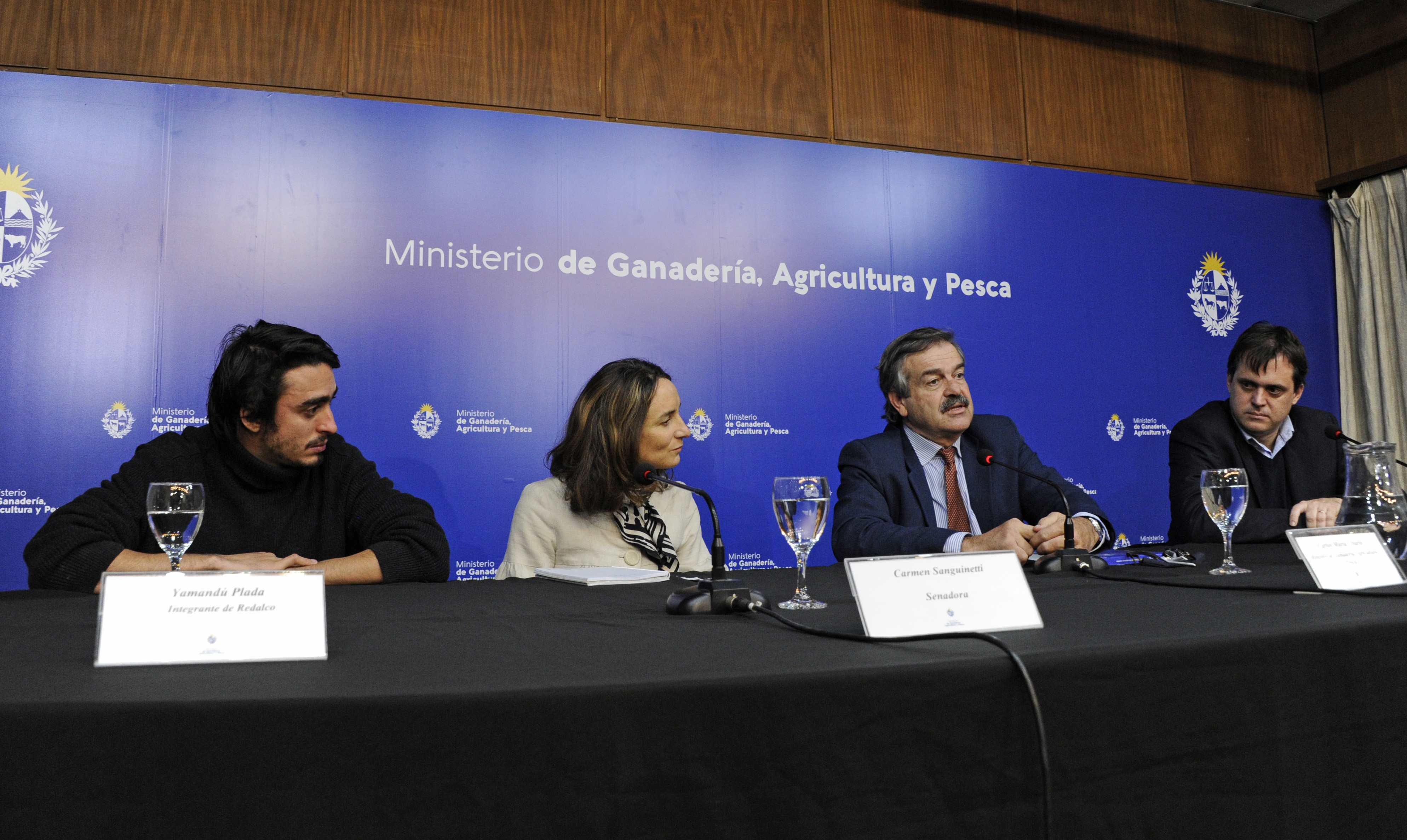 Conferencia de prensa virtual, encabezada por el ministro de Ganadería, Agricultura y Pesca, Carlos Uriarte