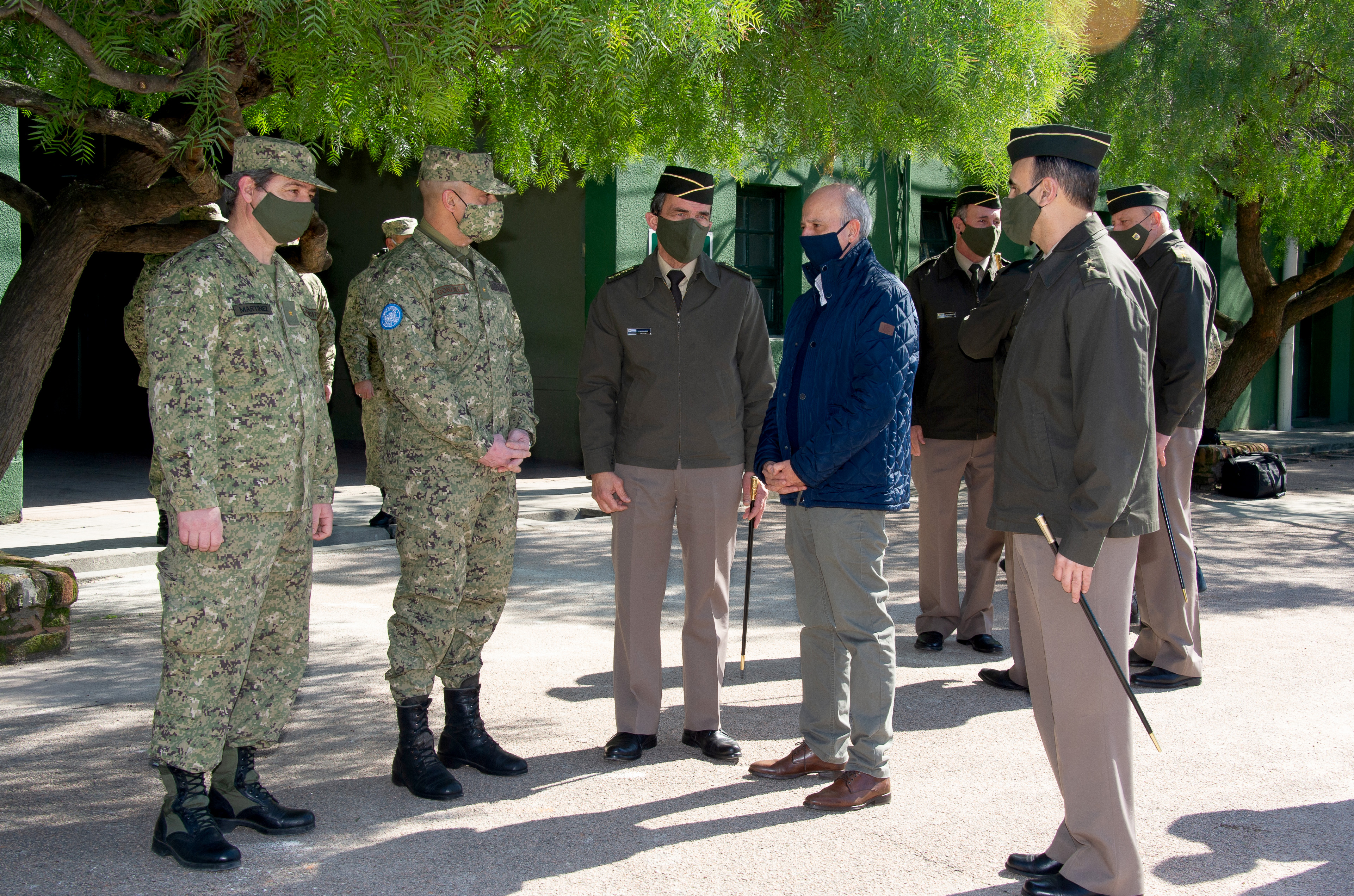 Ministro Javier García, en acto de despedida del contingente que partirá al Congo el domingo 6 para integrar la misión de paz de Naciones Unidas