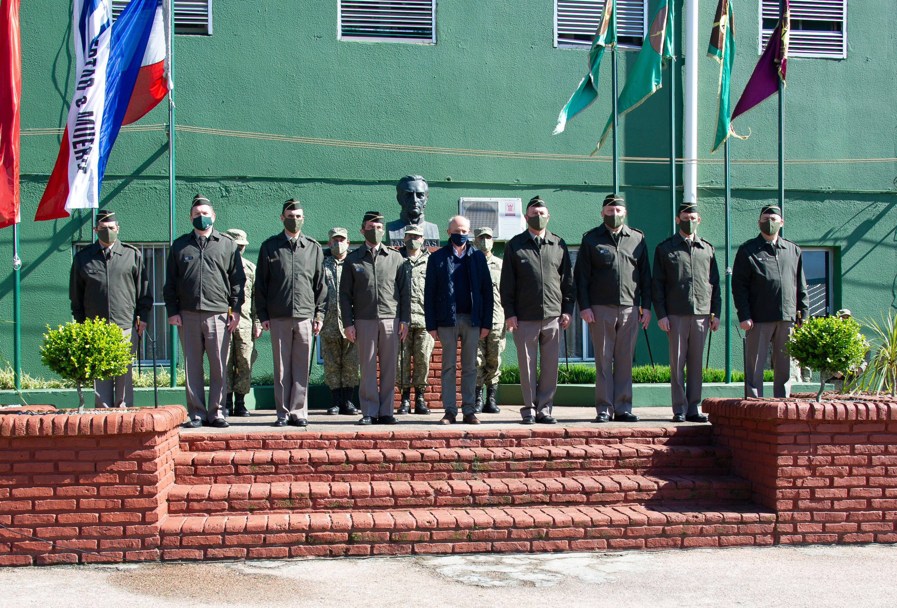 Ministro Javier García, en acto de despedida del contingente que partirá al Congo el domingo 6 para integrar la misión de paz de Naciones Unidas