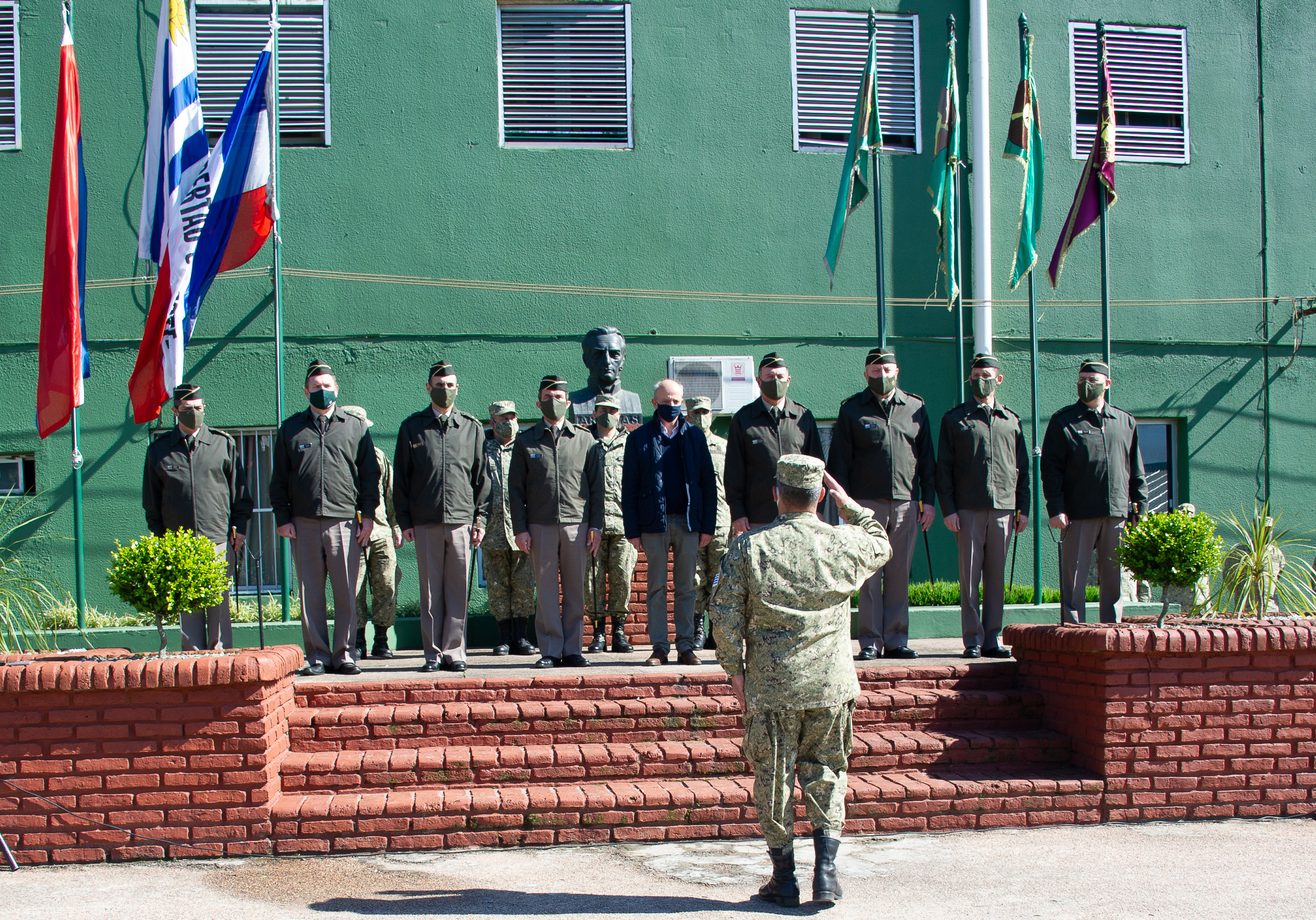 Ministro Javier García, en acto de despedida del contingente que partirá al Congo el domingo 6 para integrar la misión de paz de Naciones Unidas