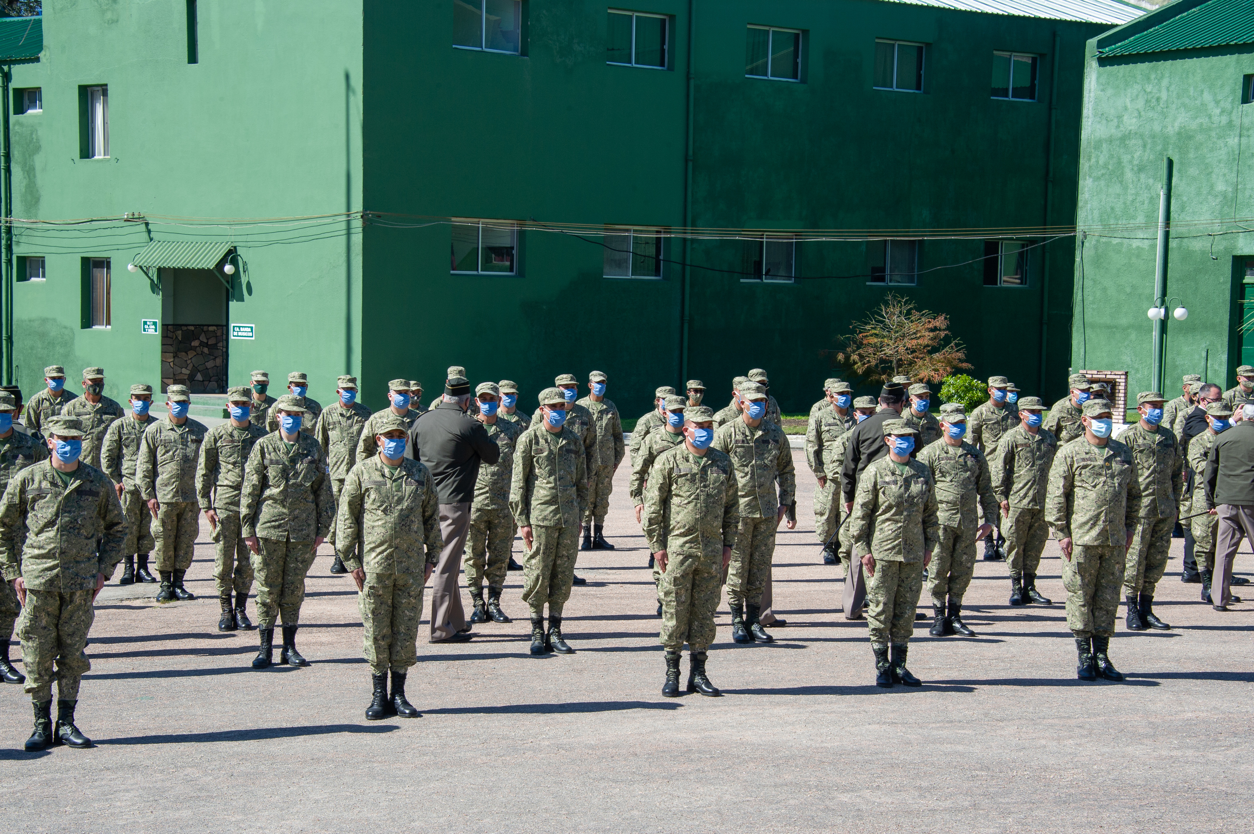 Ministro Javier García, en acto de despedida del contingente que partirá al Congo el domingo 6 para integrar la misión de paz de Naciones Unidas